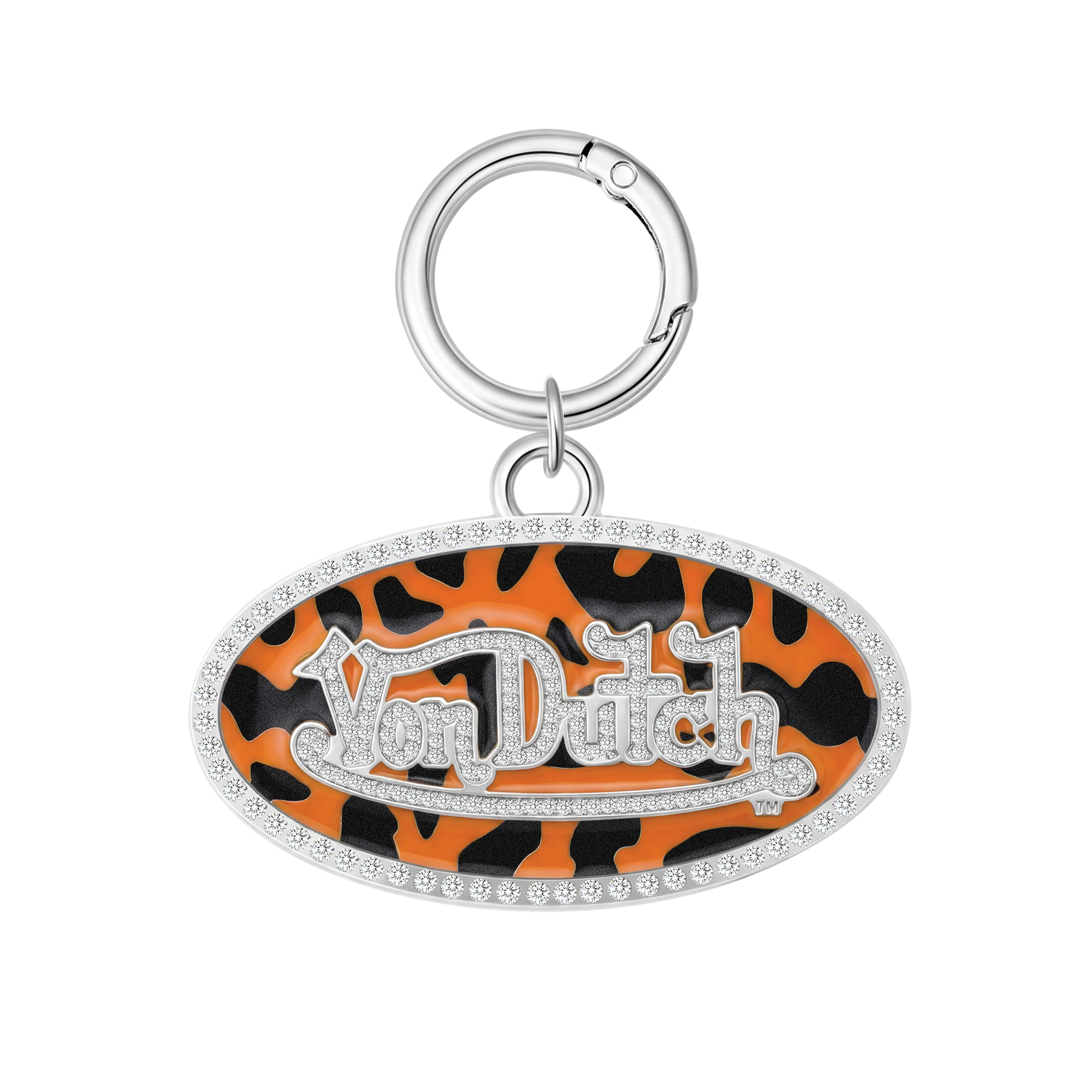 626-oval-charm-keychain-orange-camo-1.webp OVAL CHARM KEYCHAIN - ORANGE CAMO