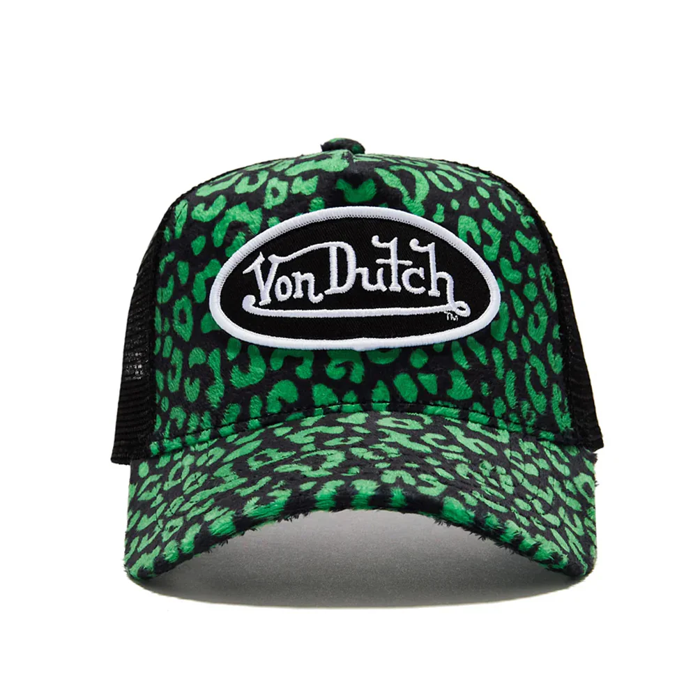 68-lime-cheetah-velvet-trucker-hat-1.webp Lime Cheetah Velvet Trucker Hat