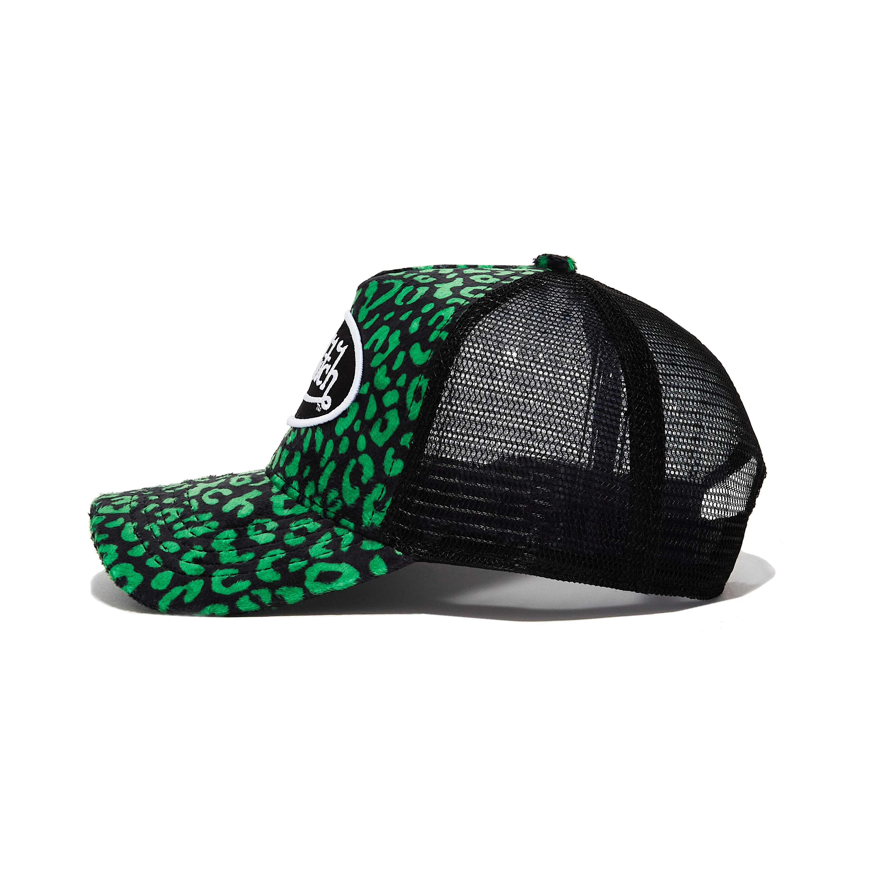 68-lime-cheetah-velvet-trucker-hat-2.webp Lime Cheetah Velvet Trucker Hat
