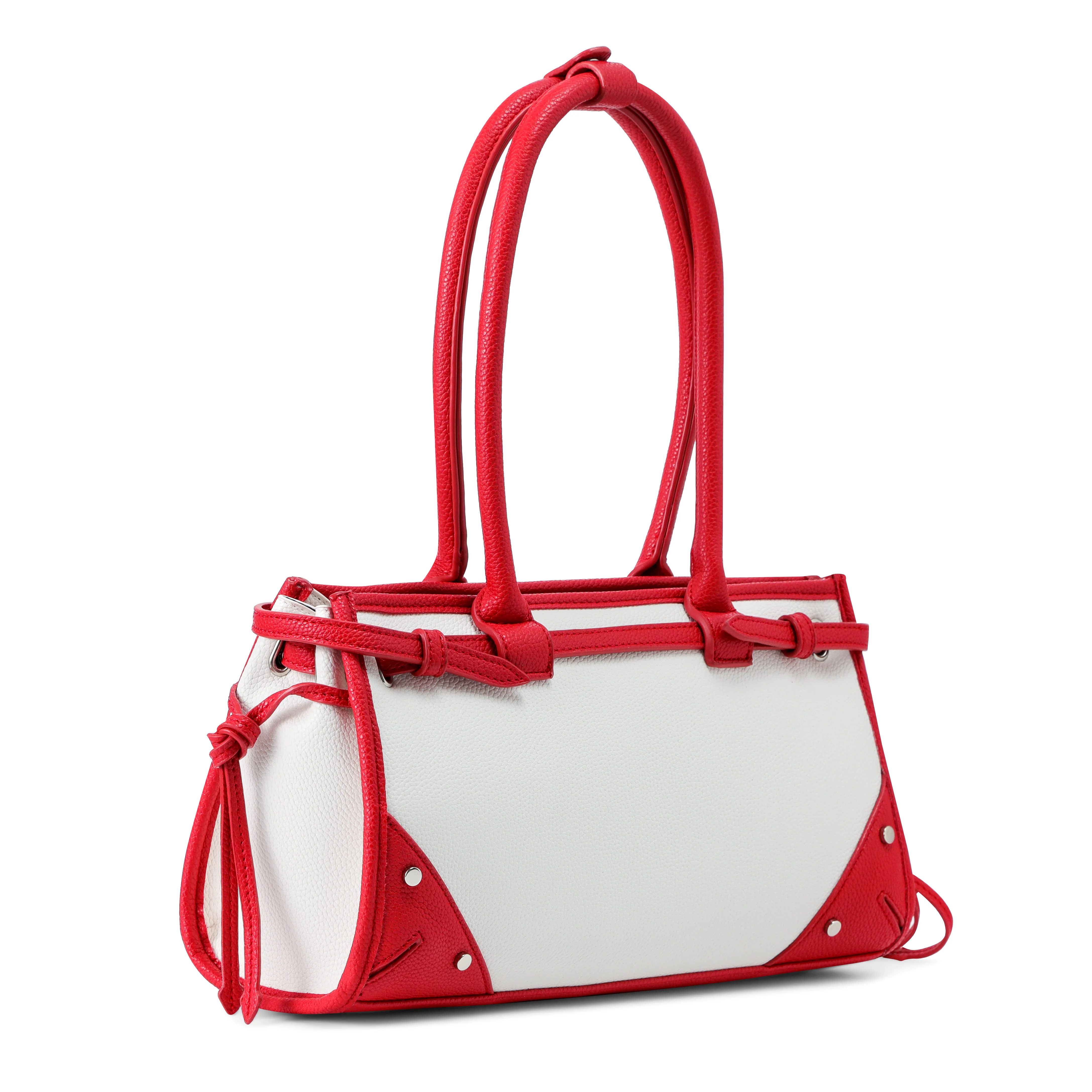 793-lane-shoulder-bag-white-red-3.webp Lane Shoulder Bag - White Red