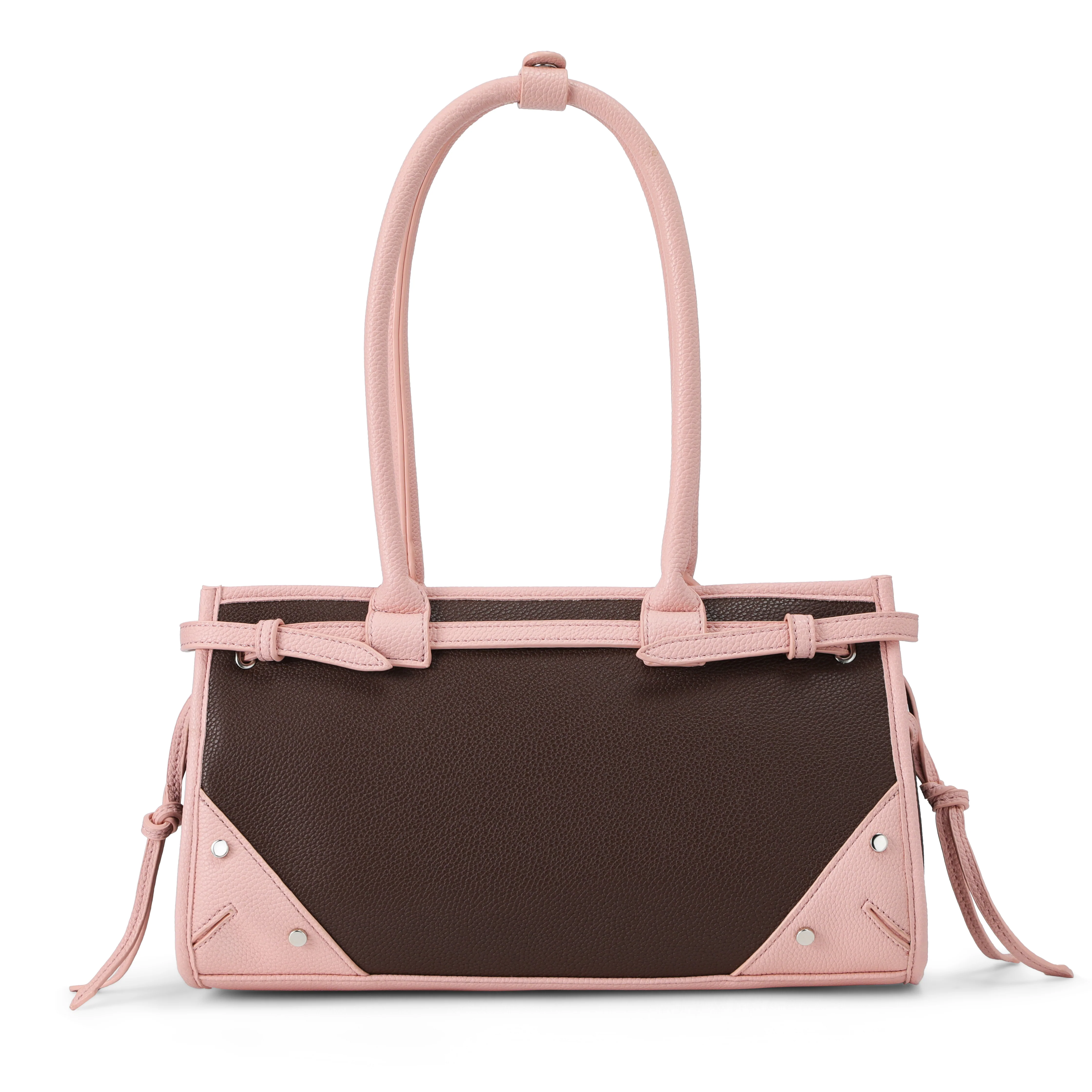 Lane Shoulder Bag - Brown Pink