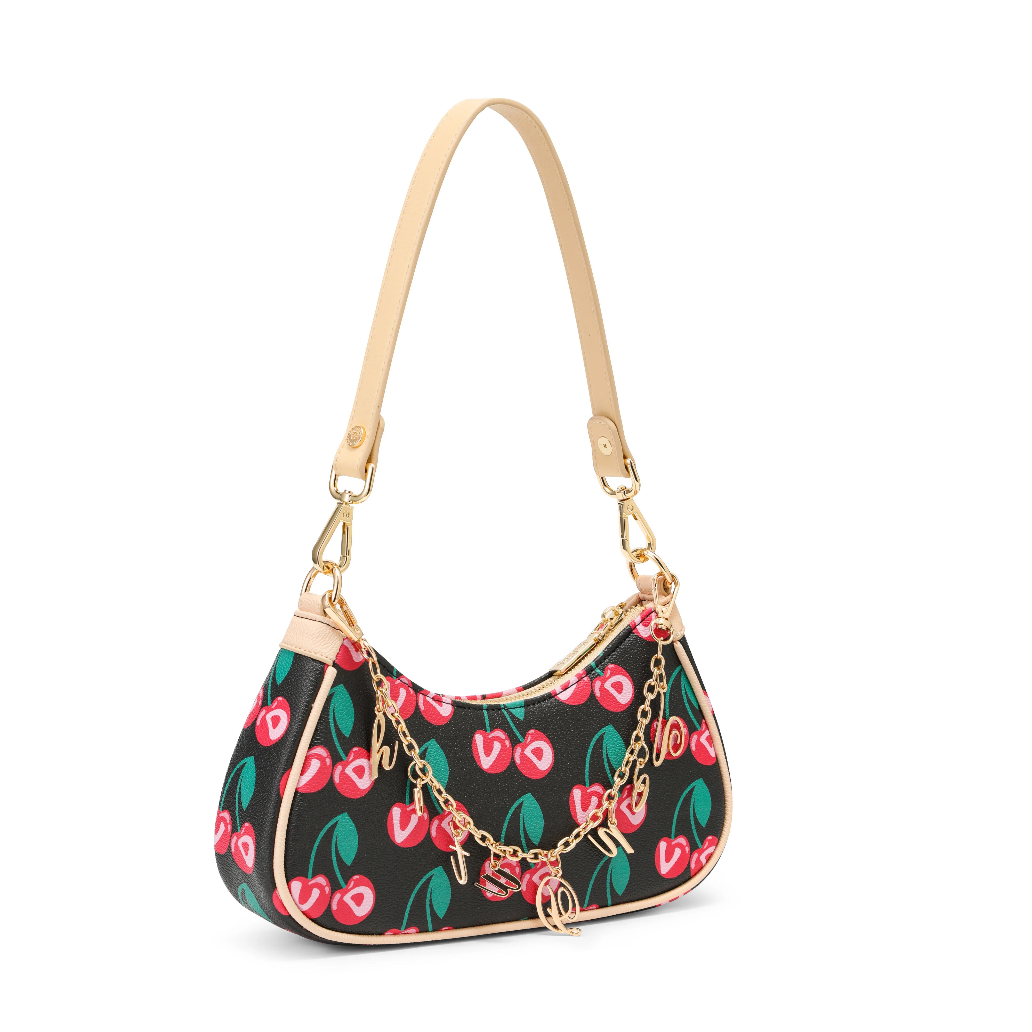 809-cherries-shoulder-bag-black-4.webp Cherries Shoulder Bag - Black