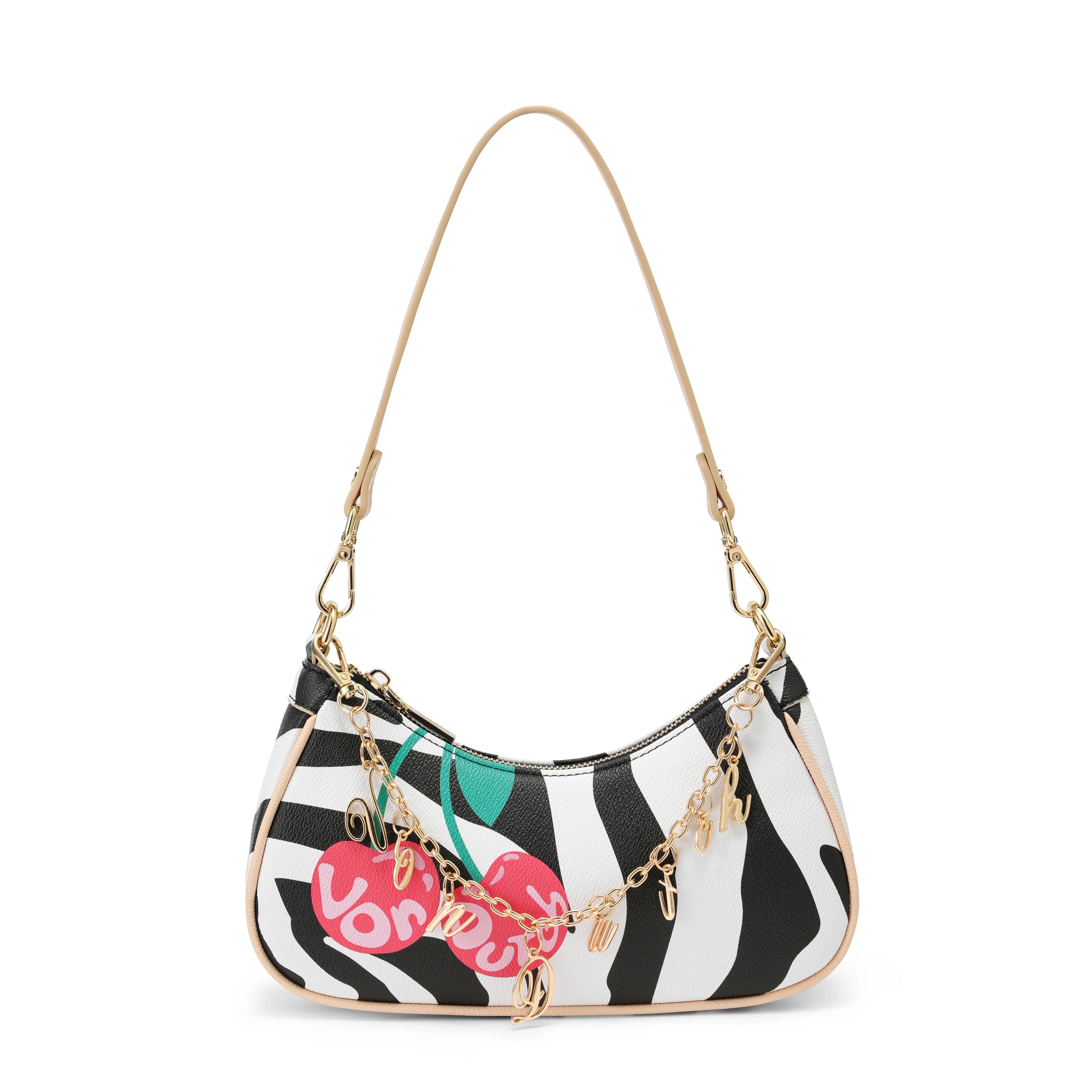 Cherry Zebra Shoulder Bag