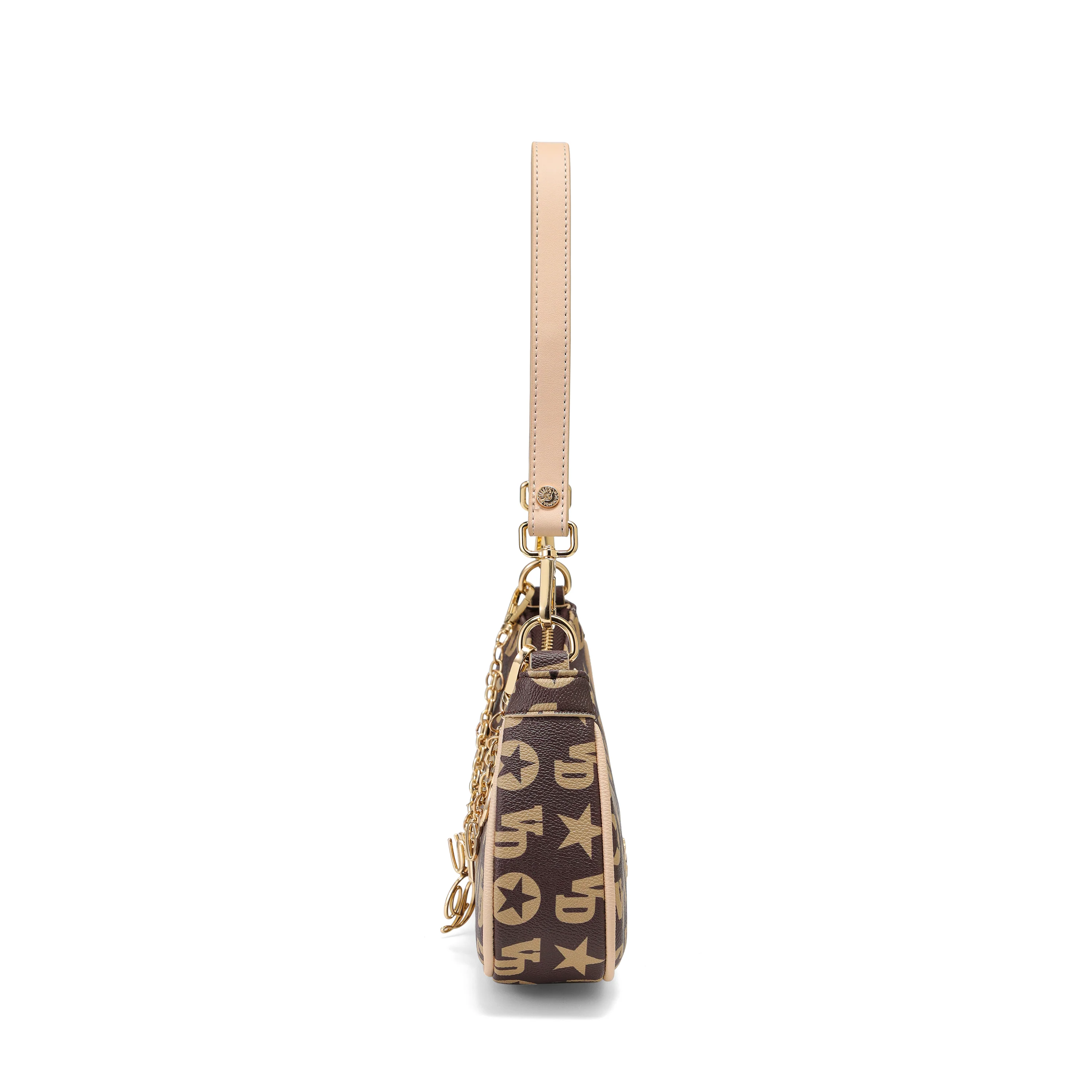 Brown Monogram Shoulder Bag