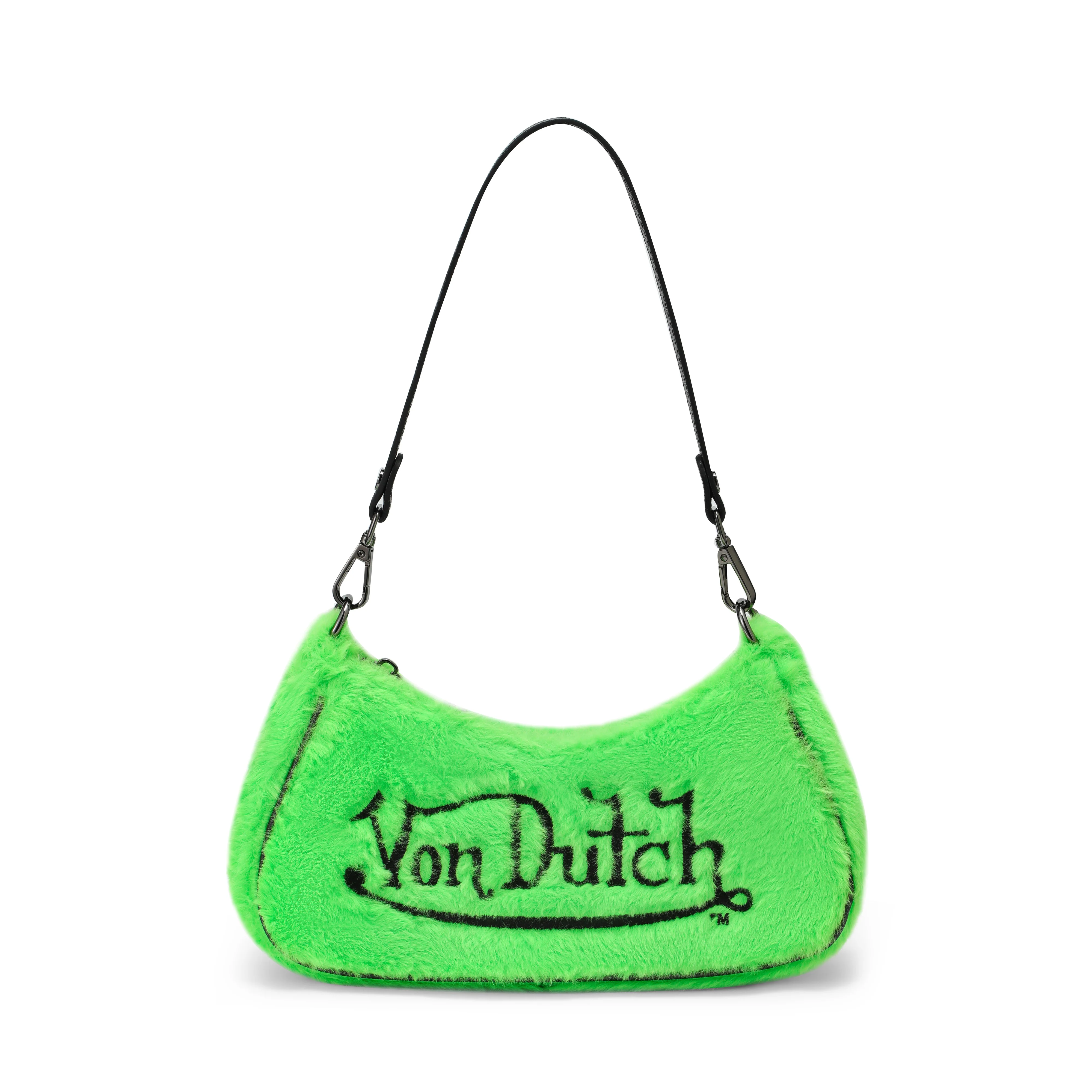 819-green-furry-shoulder-bag-1.webp Green Furry Shoulder Bag