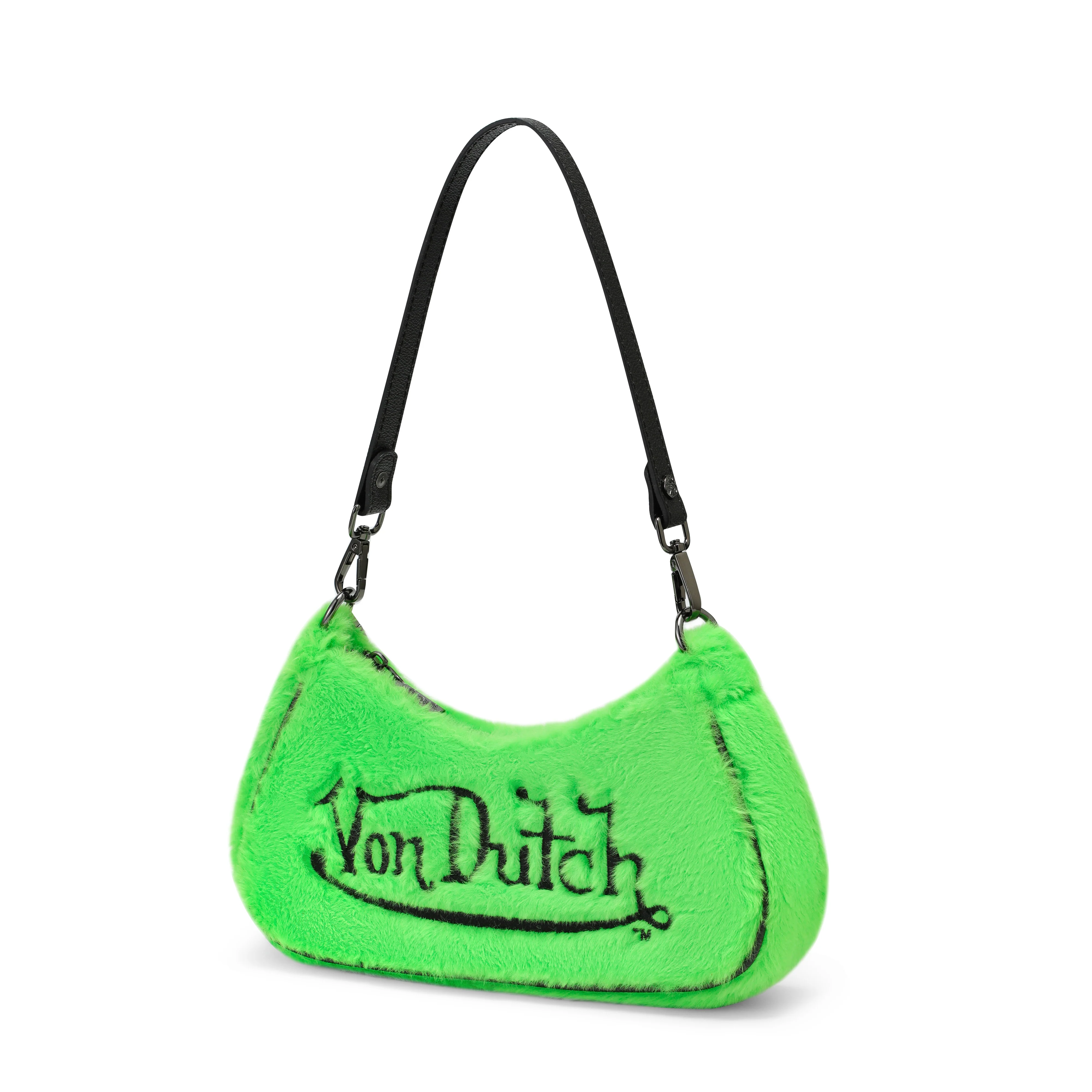 819-green-furry-shoulder-bag-2.webp Green Furry Shoulder Bag