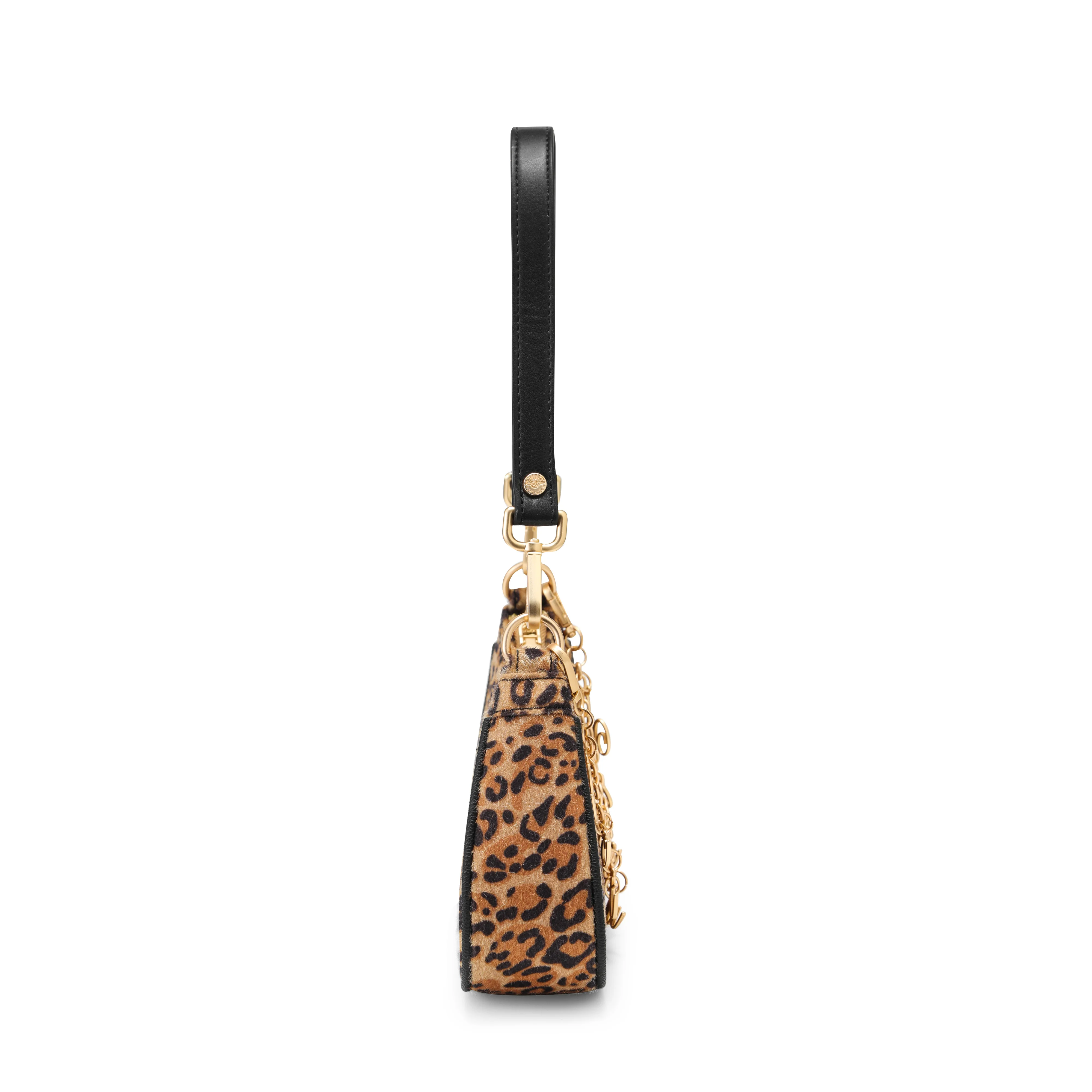 Gold Leopard Shoulder Bag