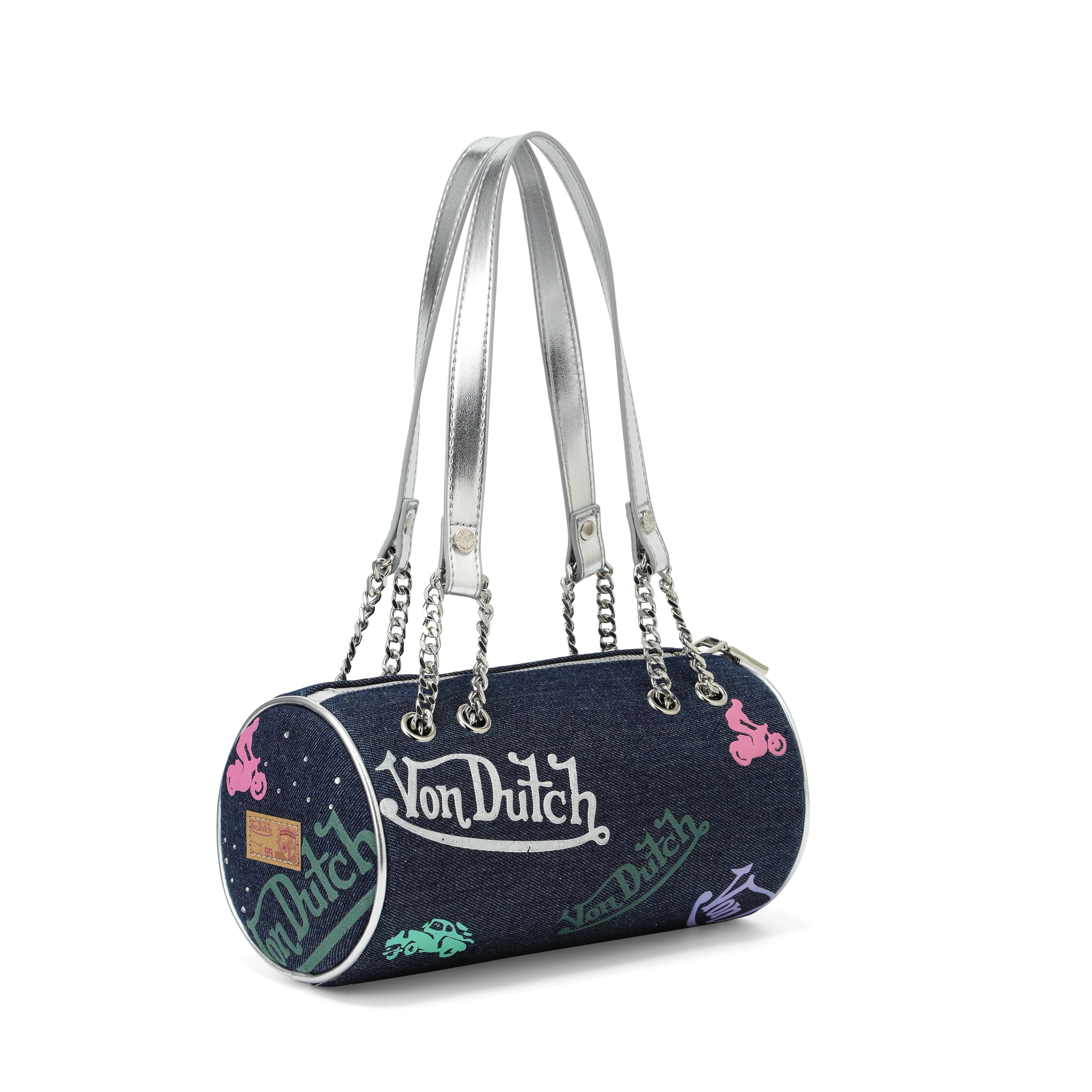 Barrel Bag - Long Barrel Indigo Denim