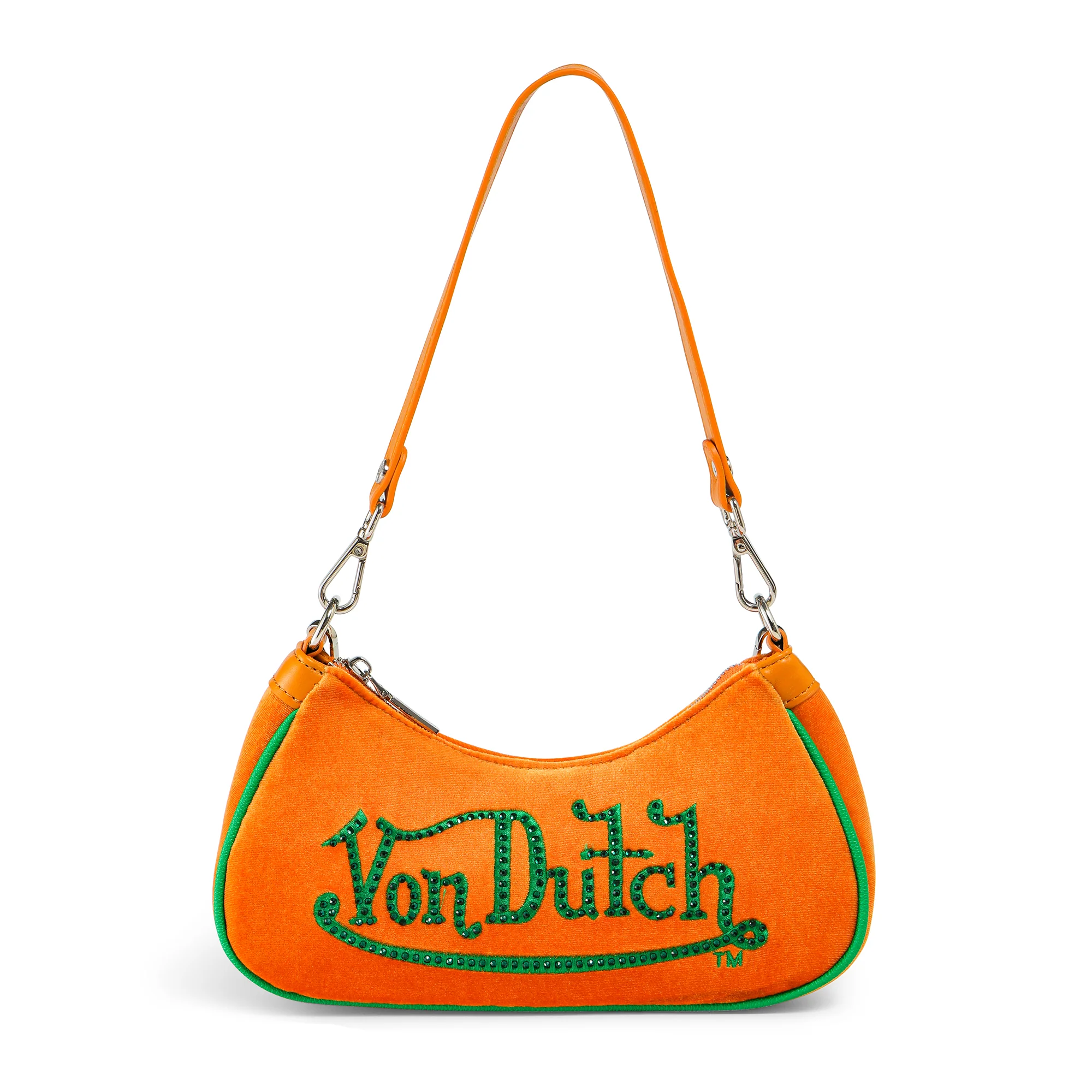 827-orange-green-rhinestone-velvet-shoulder-bag-1.webp Orange & Green Rhinestone Velvet Shoulder Bag