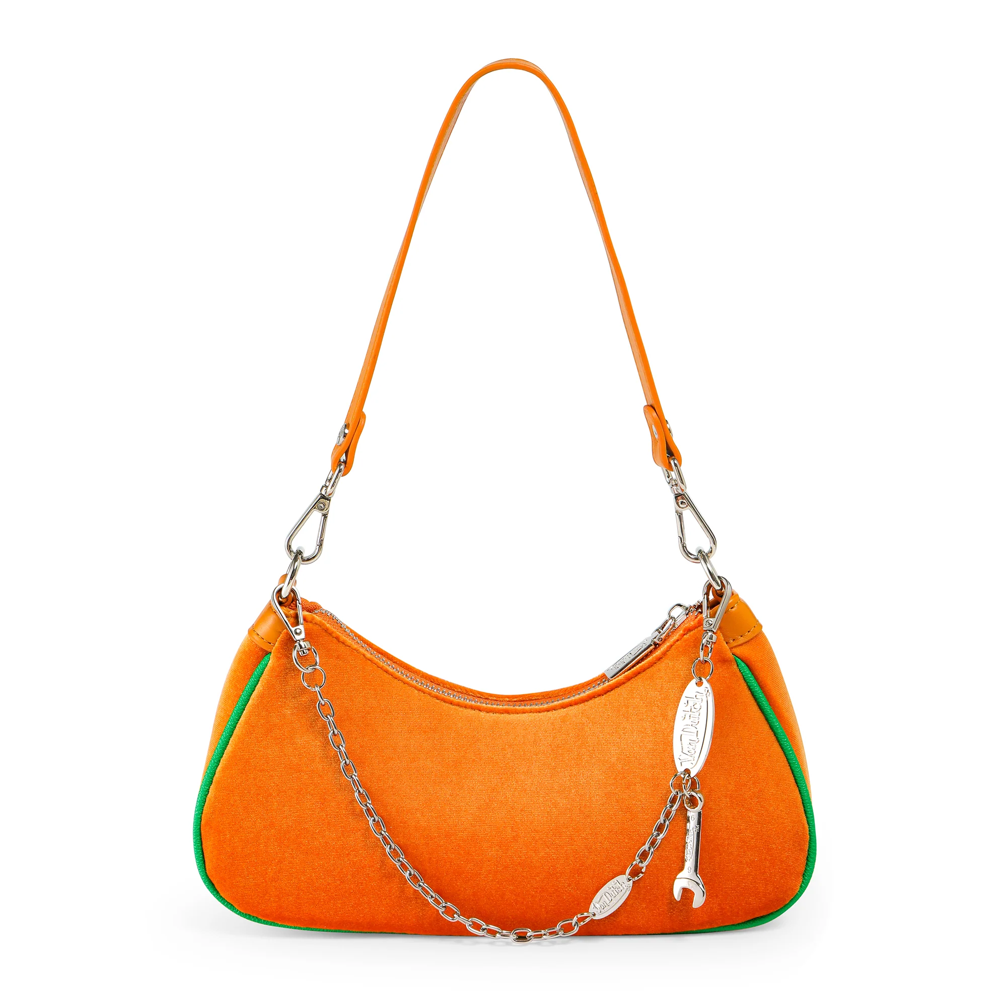 827-orange-green-rhinestone-velvet-shoulder-bag-2.webp Orange & Green Rhinestone Velvet Shoulder Bag