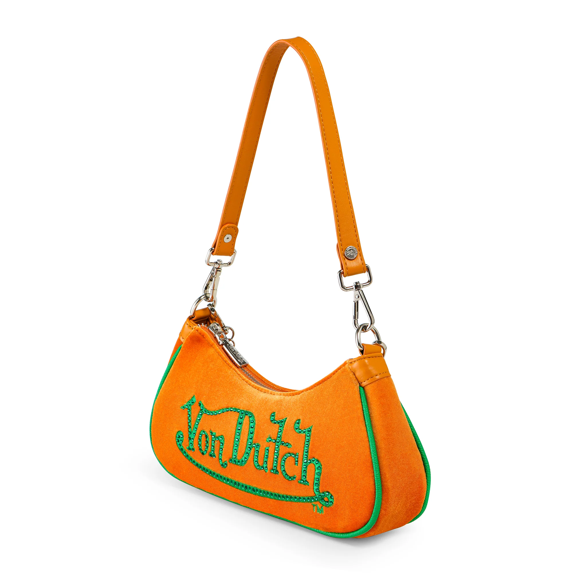 827-orange-green-rhinestone-velvet-shoulder-bag-3.webp Orange & Green Rhinestone Velvet Shoulder Bag