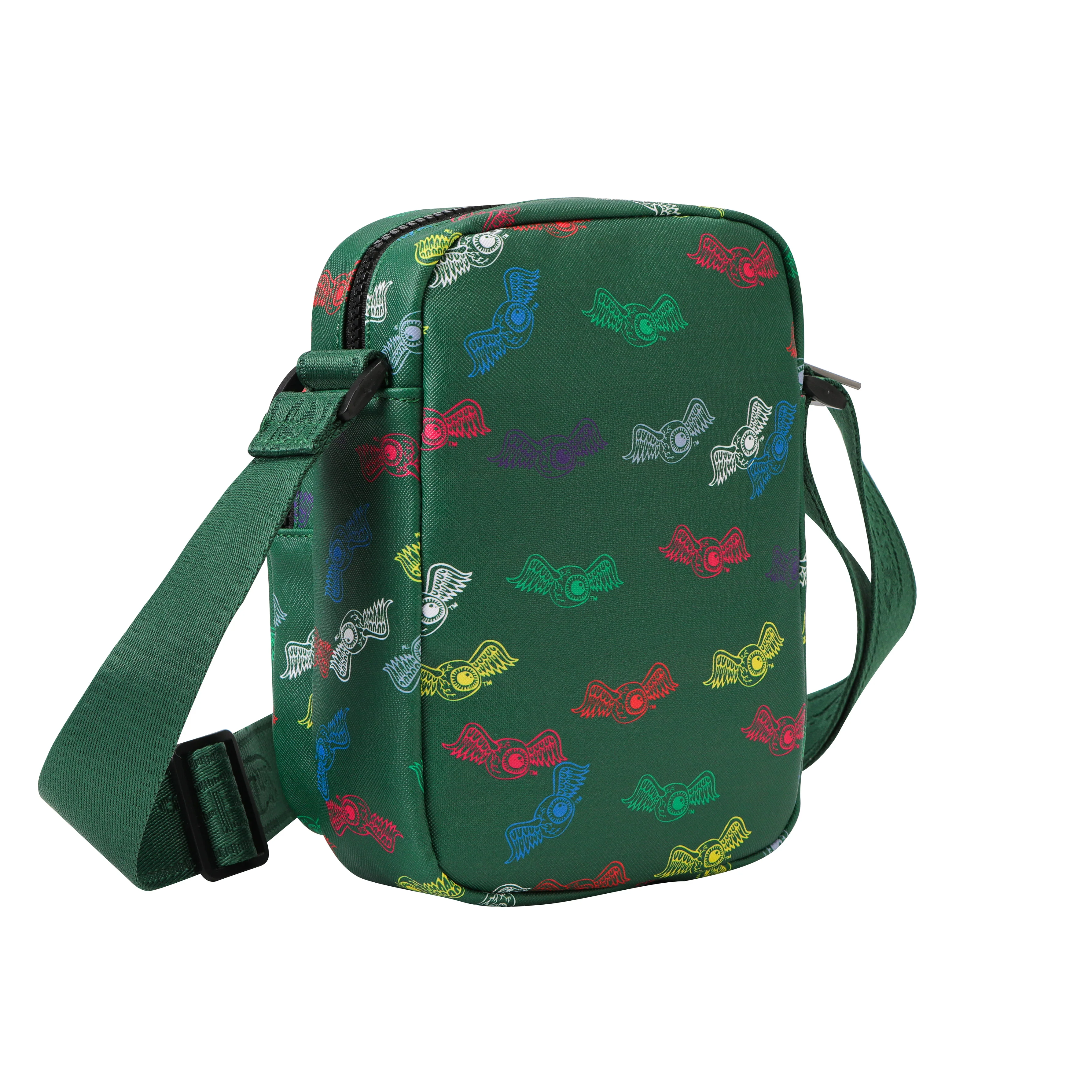 Men's Neon Logo Crossbody Bag - Green