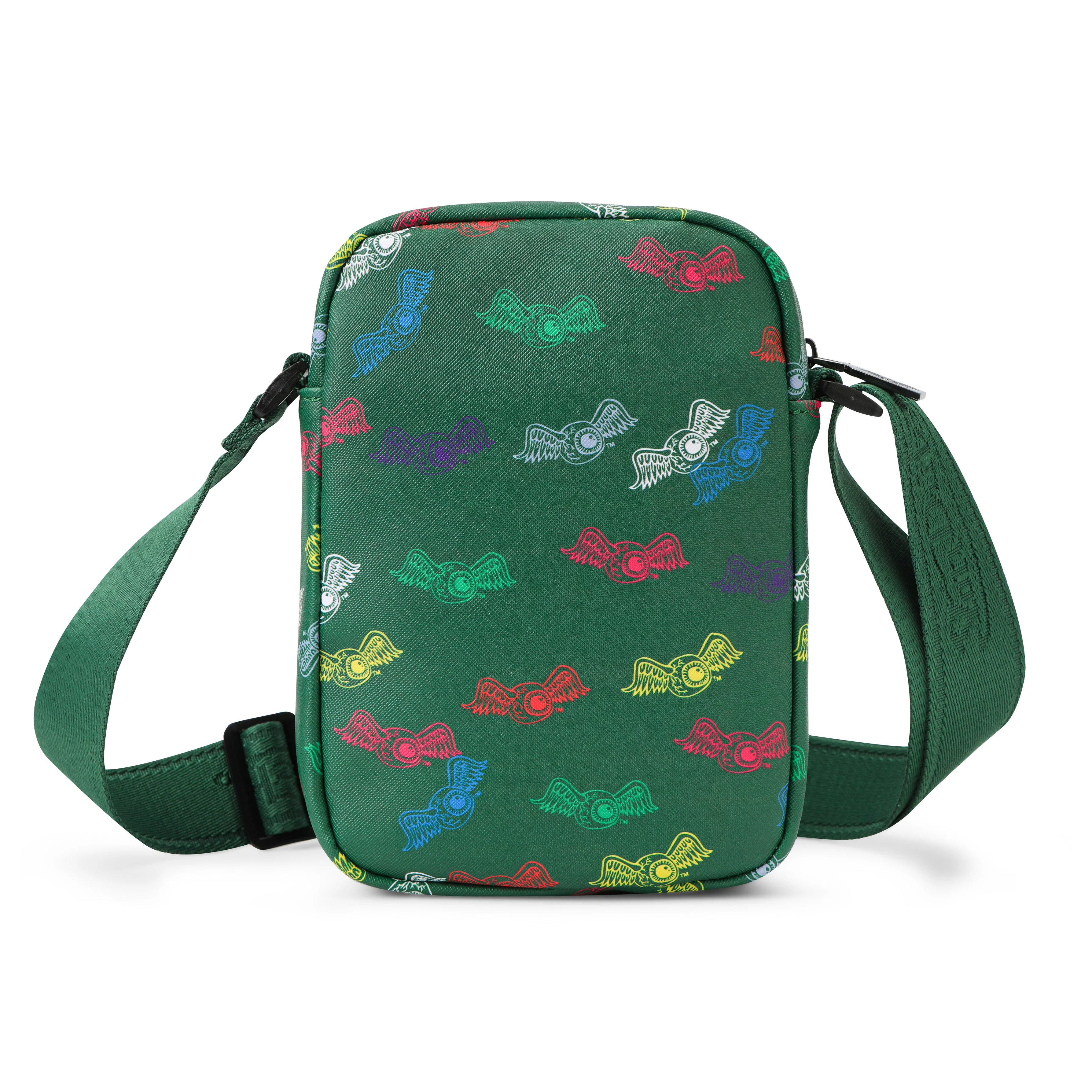 Men's Neon Logo Crossbody Bag - Green