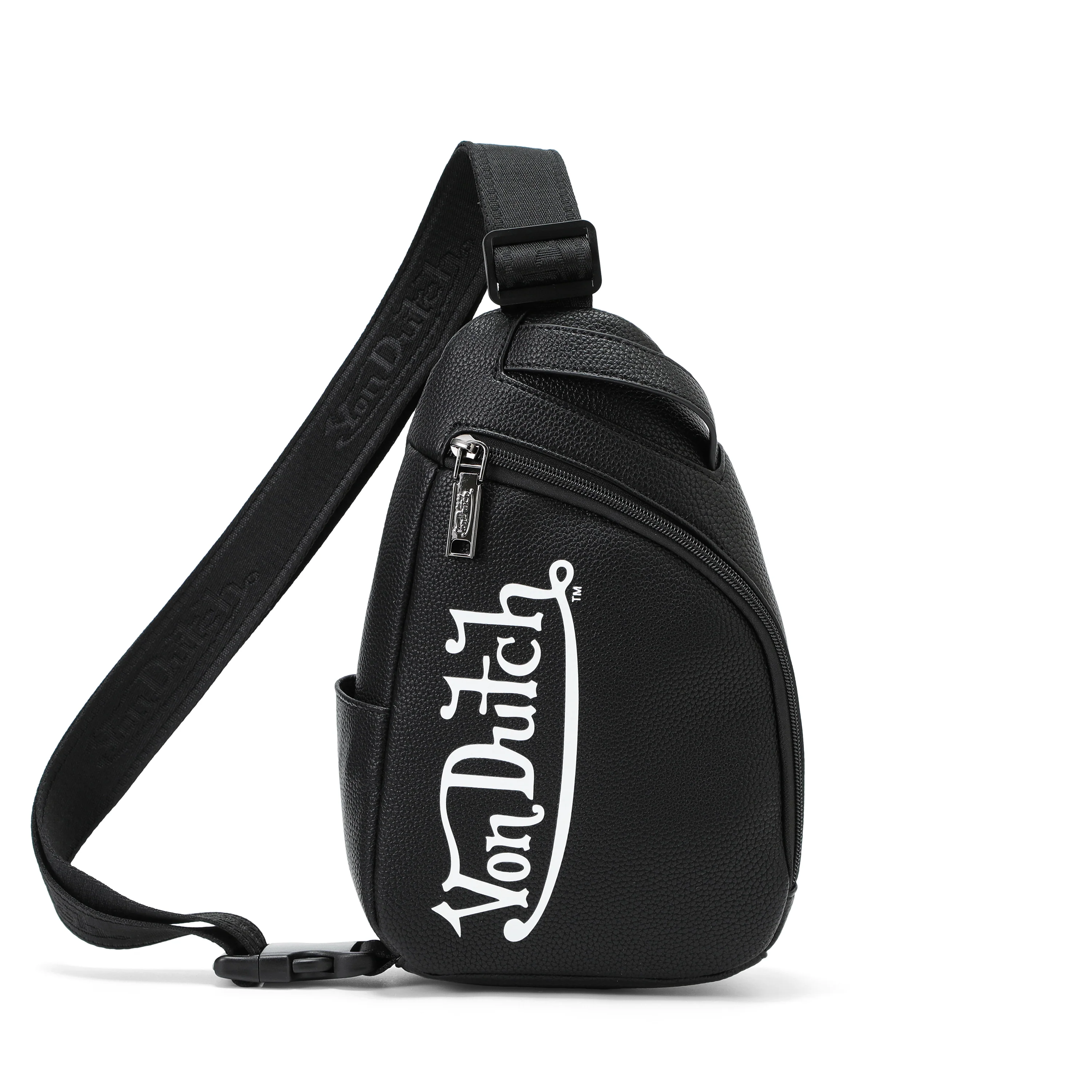 Men's Sling Bag - Black and White