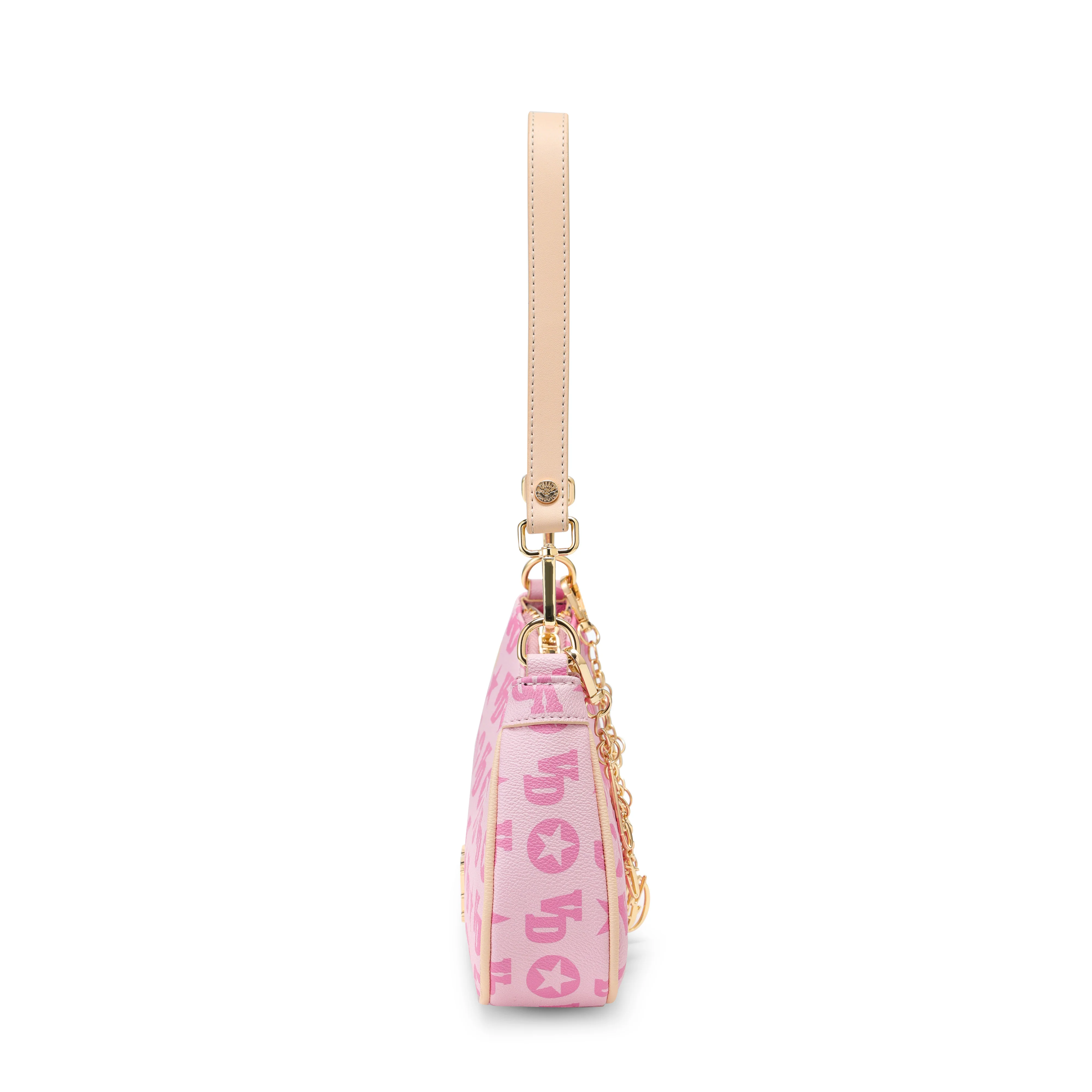 Pink Monogram Shoulder Bag
