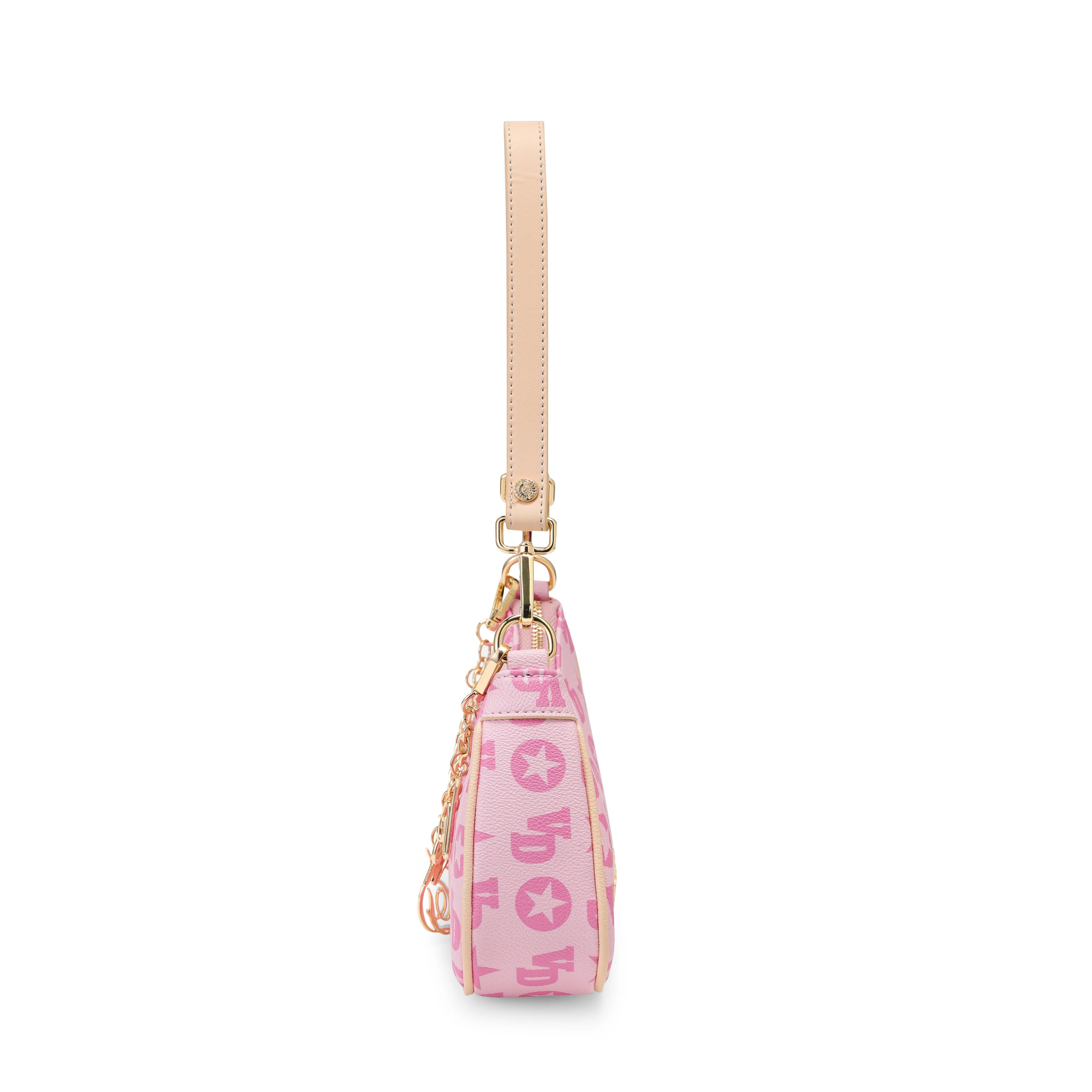 Pink Monogram Shoulder Bag
