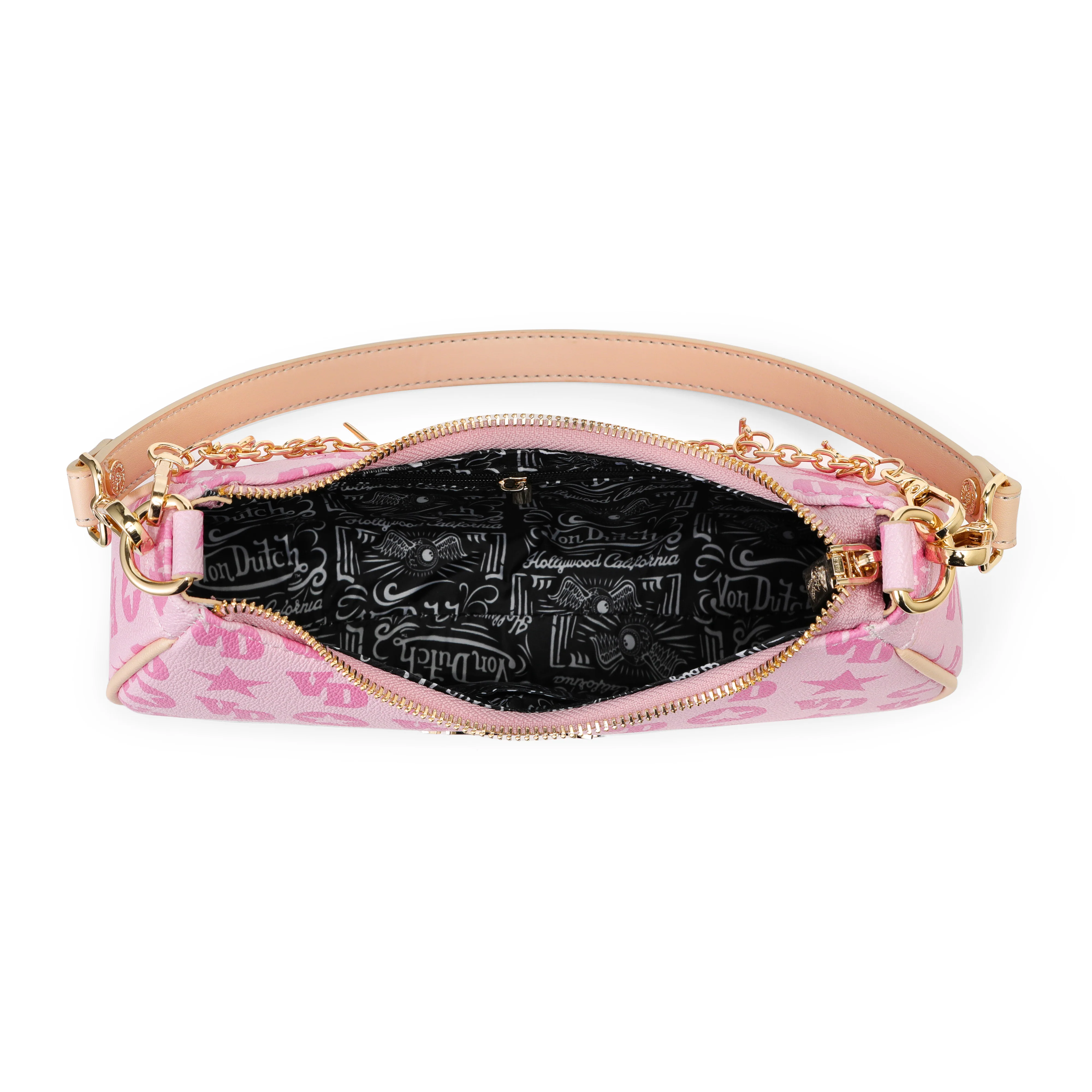 Pink Monogram Shoulder Bag
