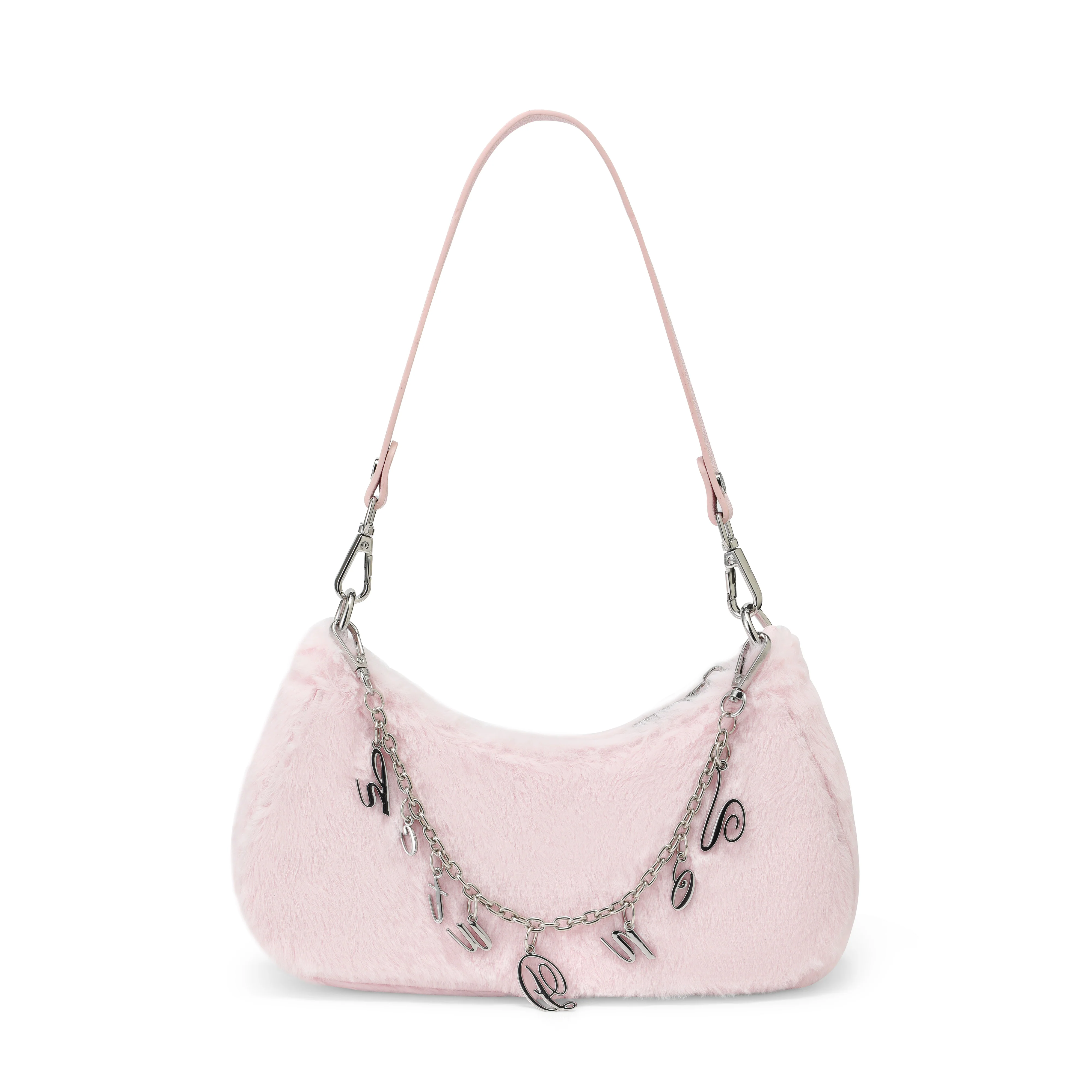 872-pink-furry-shoulder-bag-5.webp Pink Furry Shoulder Bag