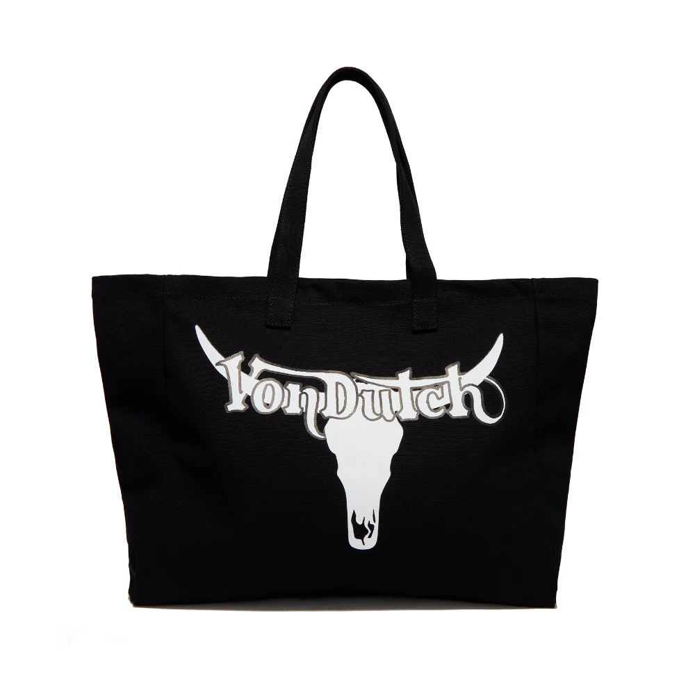 884-bull-run-black-bull-tote-1.webp “Bull Run” Black Bull Tote