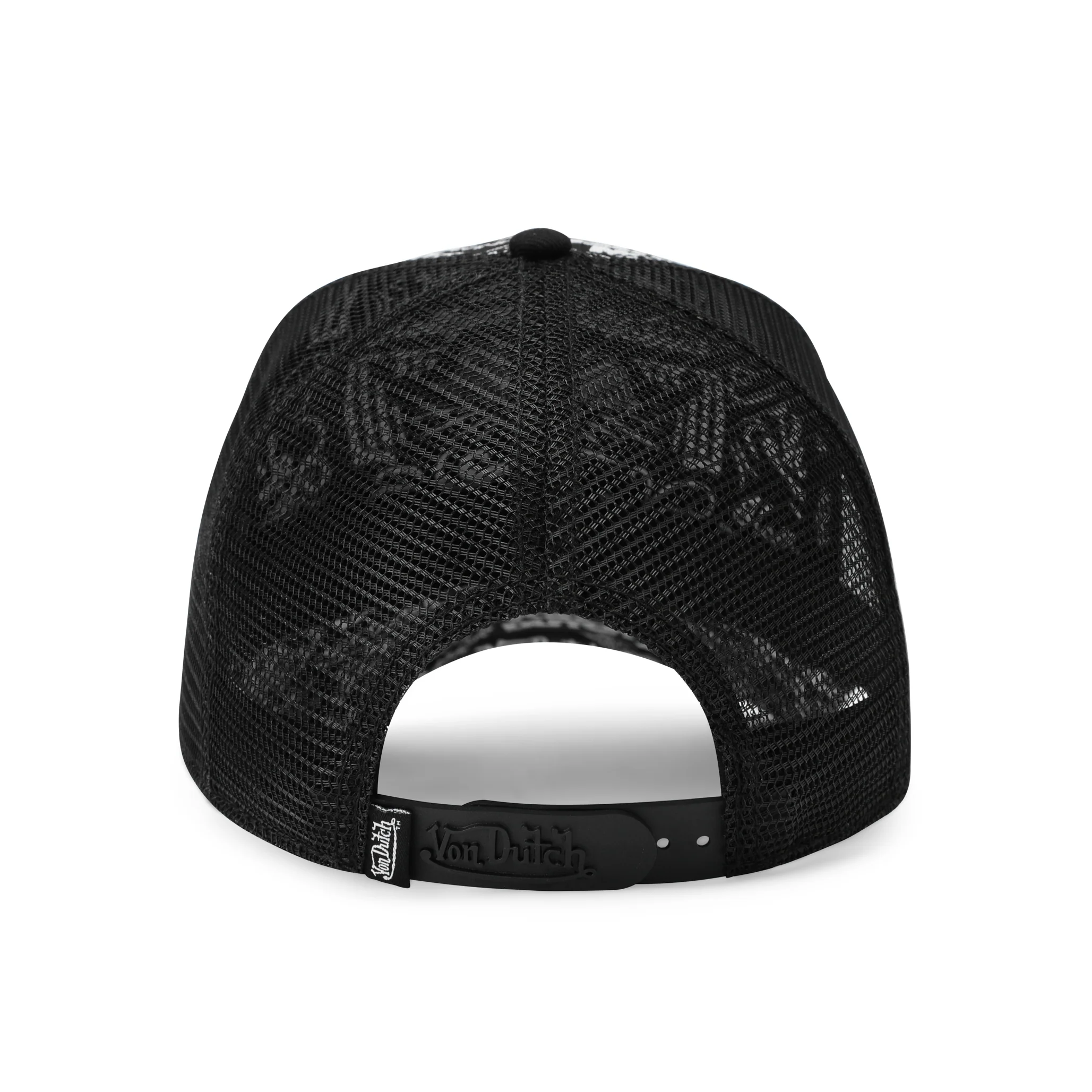 Logo Stamp Trucker Hat - Black and White