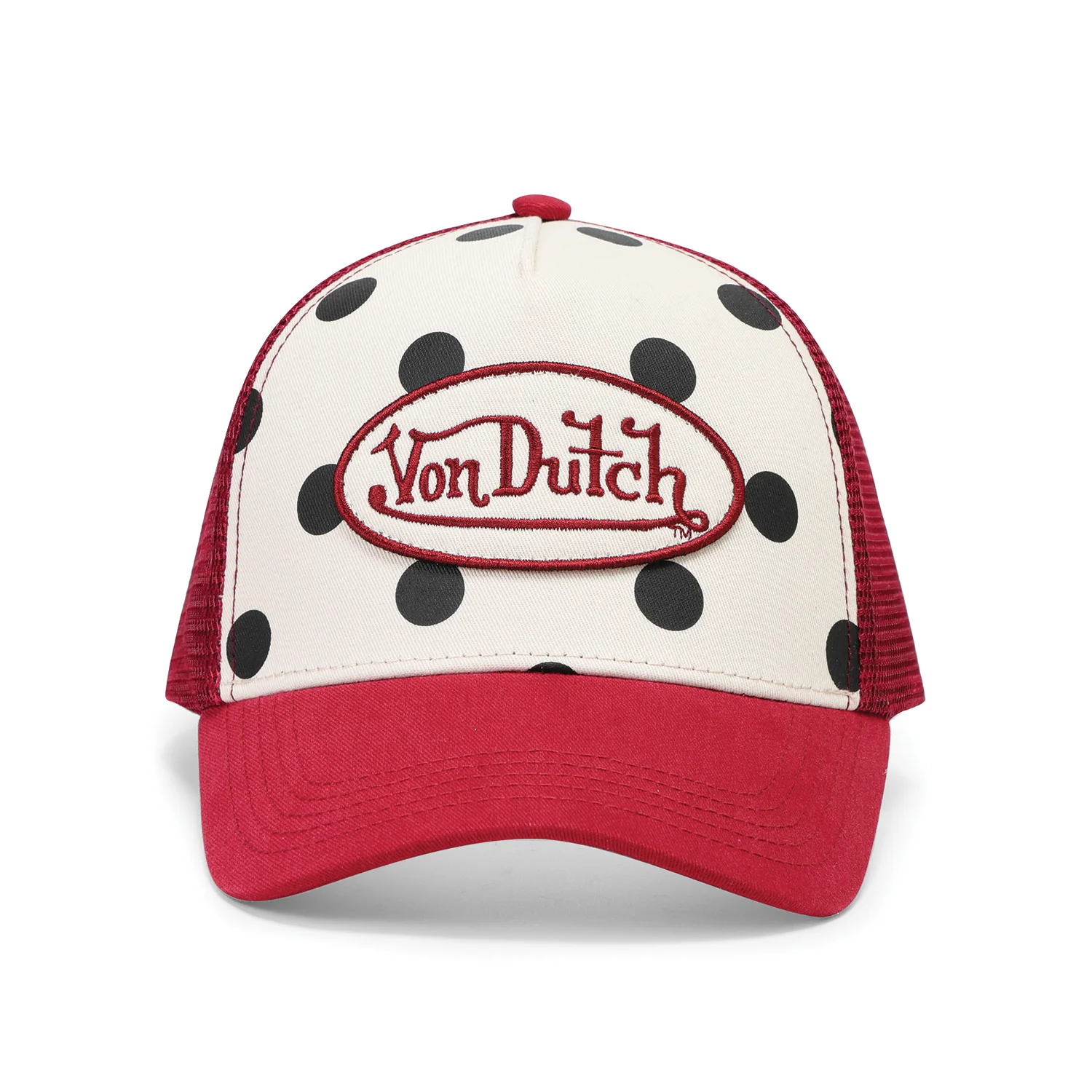 913-polka-dot-trucker-hat-classic-1.webp Polka Dot Trucker Hat - Classic