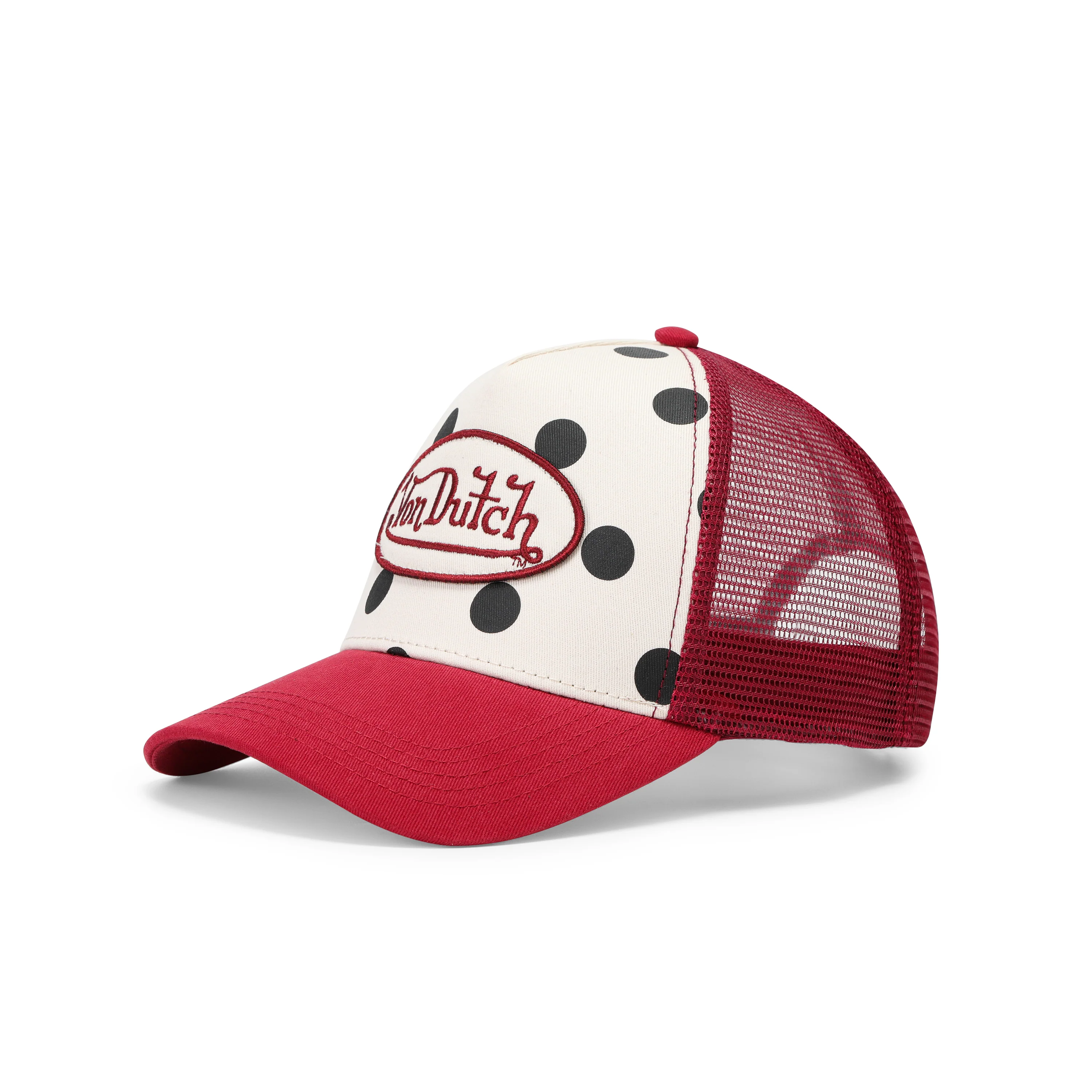 913-polka-dot-trucker-hat-classic-2.webp Polka Dot Trucker Hat - Classic