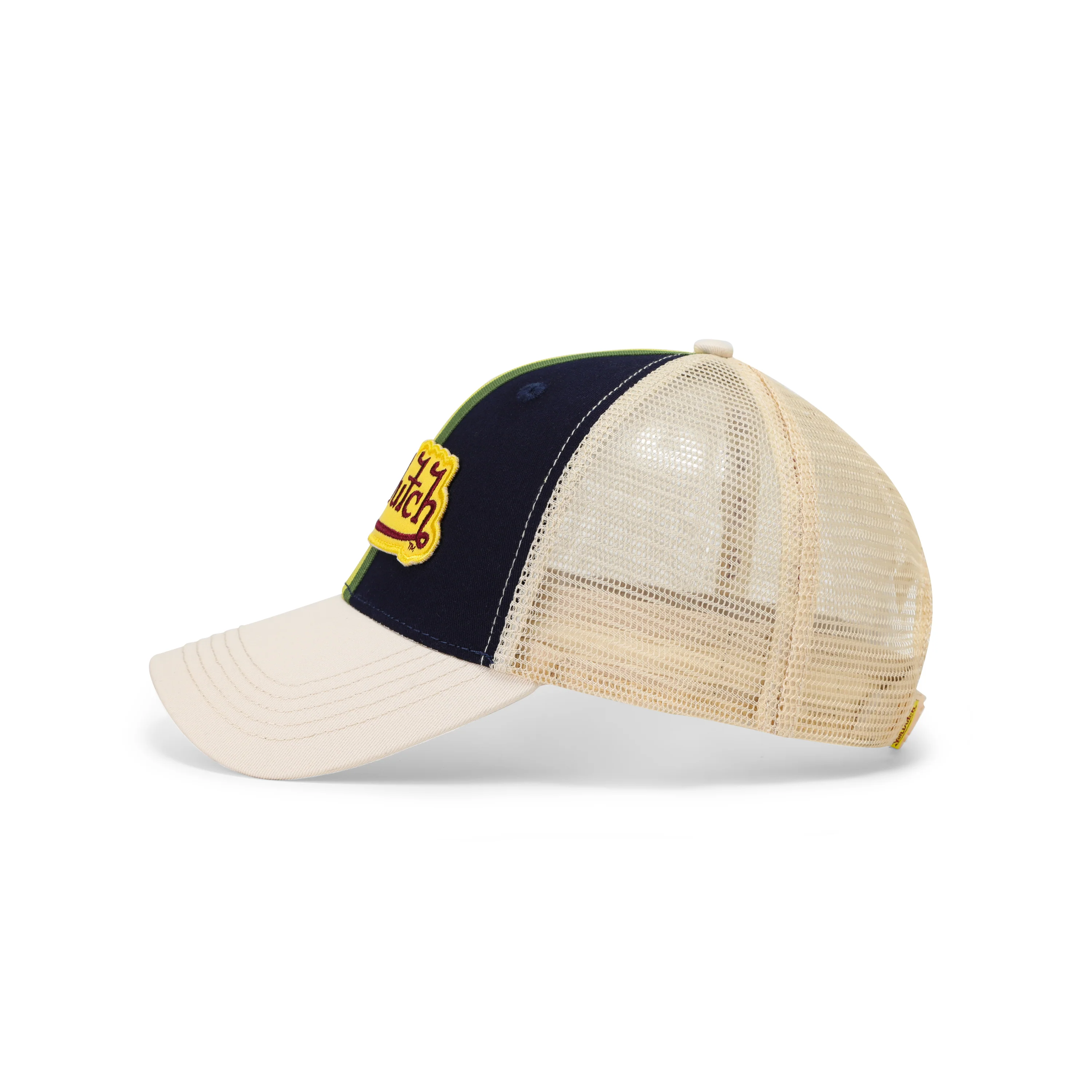 Euro Stripe Trucker Hat - Navy