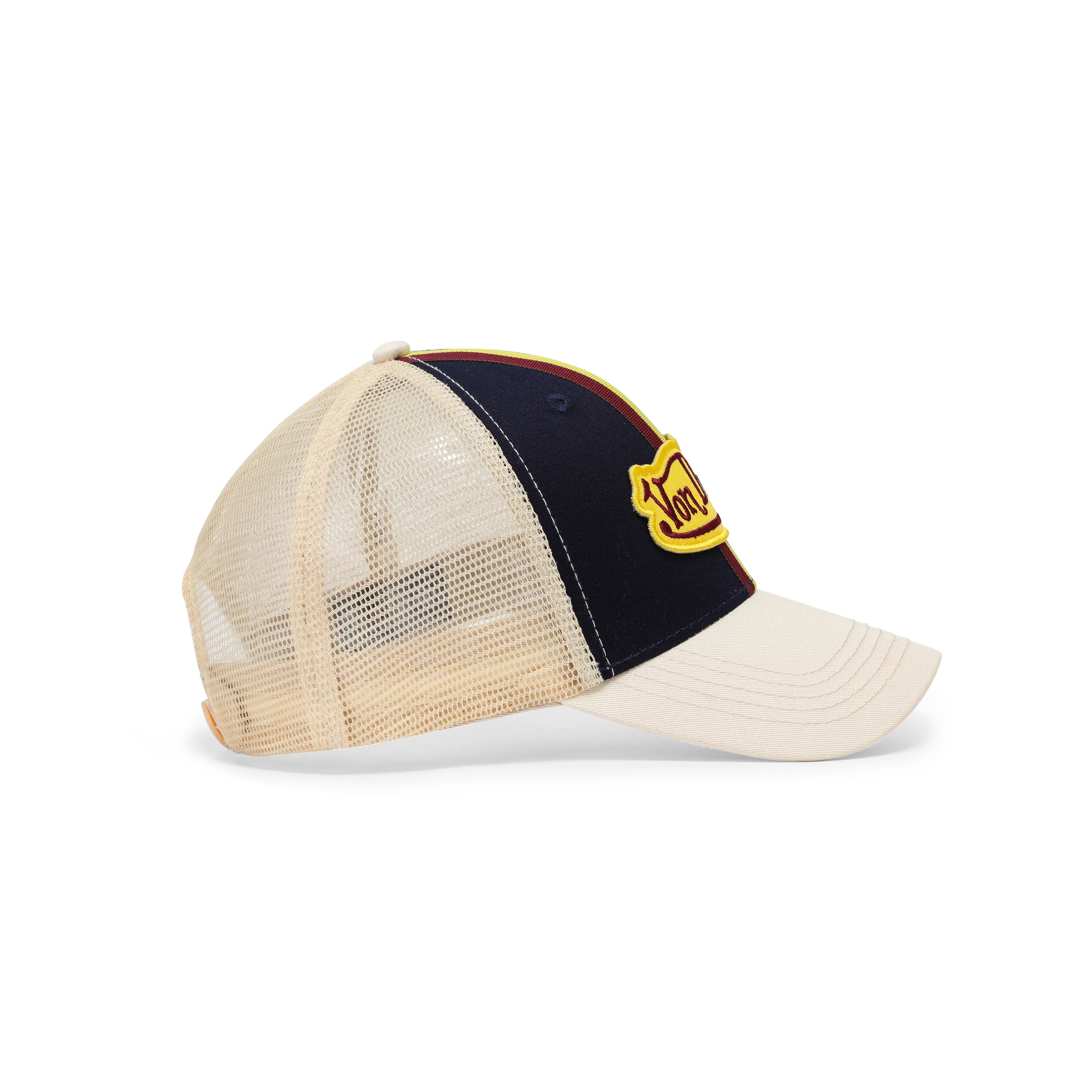 Euro Stripe Trucker Hat - Navy
