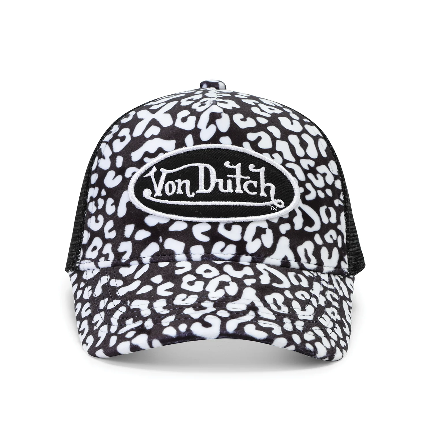 924-white-and-black-cheetah-velvet-trucker-hat-1.webp White and Black Cheetah Velvet Trucker Hat