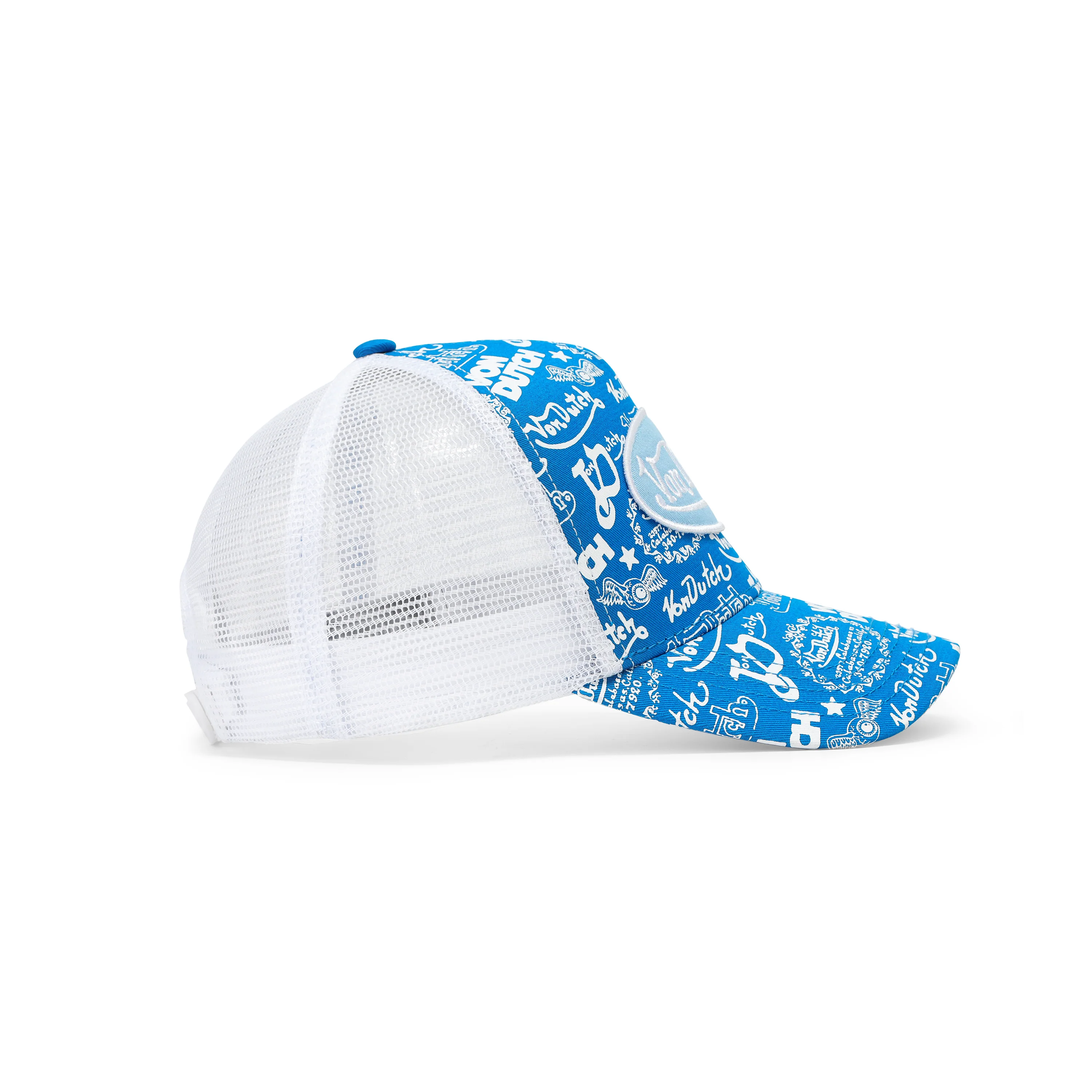 925-logo-stamp-trucker-hat-blue-5.webp Logo Stamp Trucker Hat - Blue