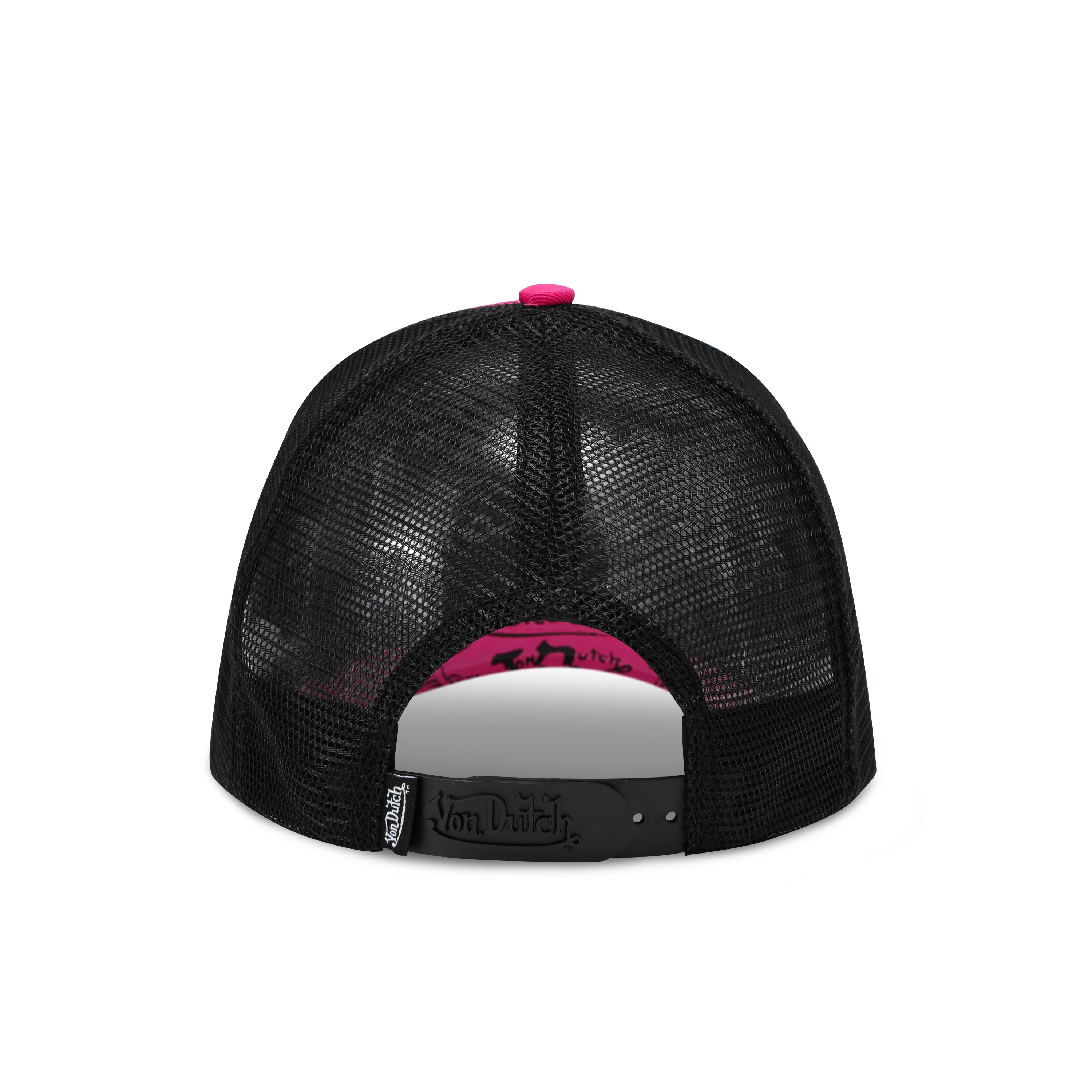 Logo Stamp Trucker Hat - Pink and Black