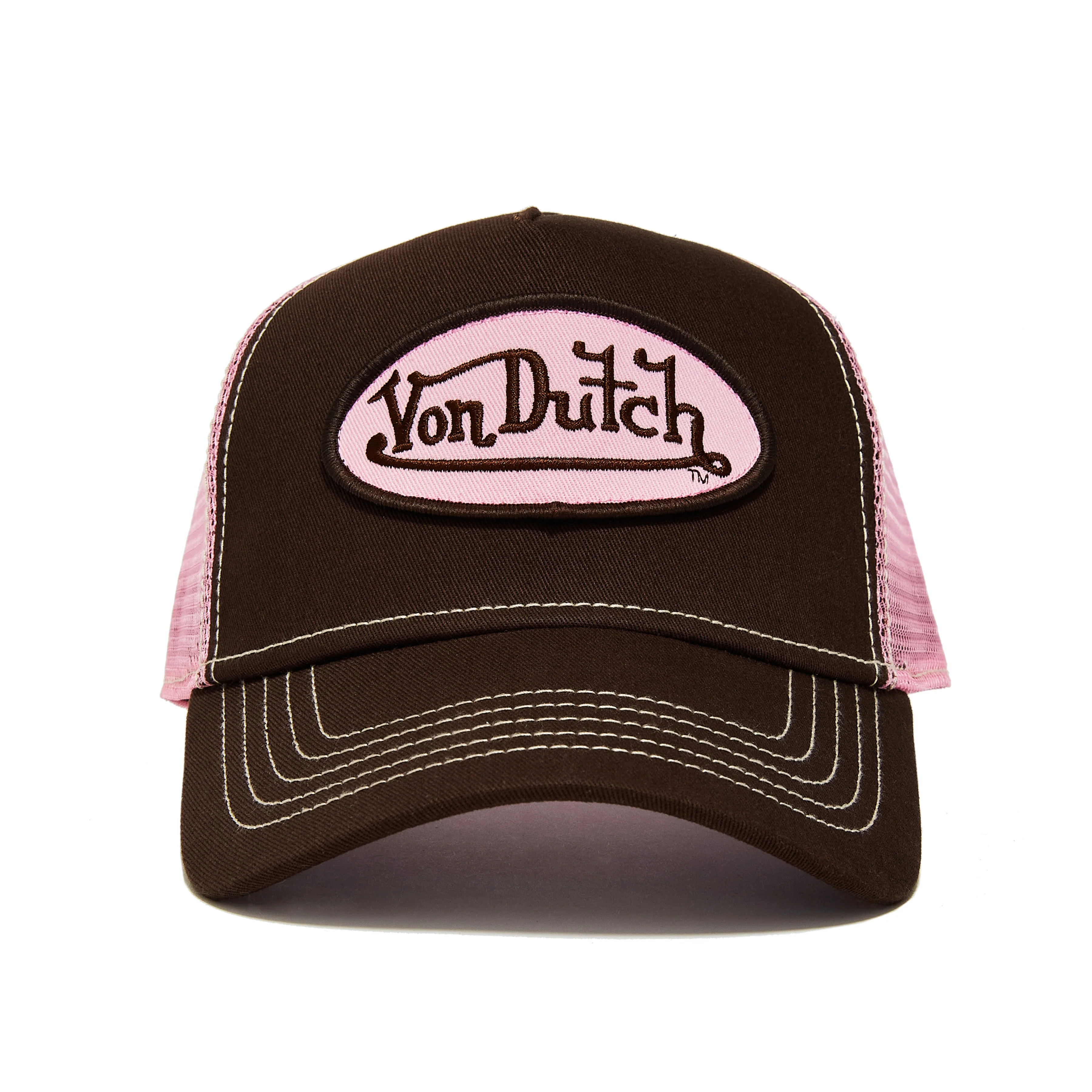 Brown & Pink Classic Trucker Hat
