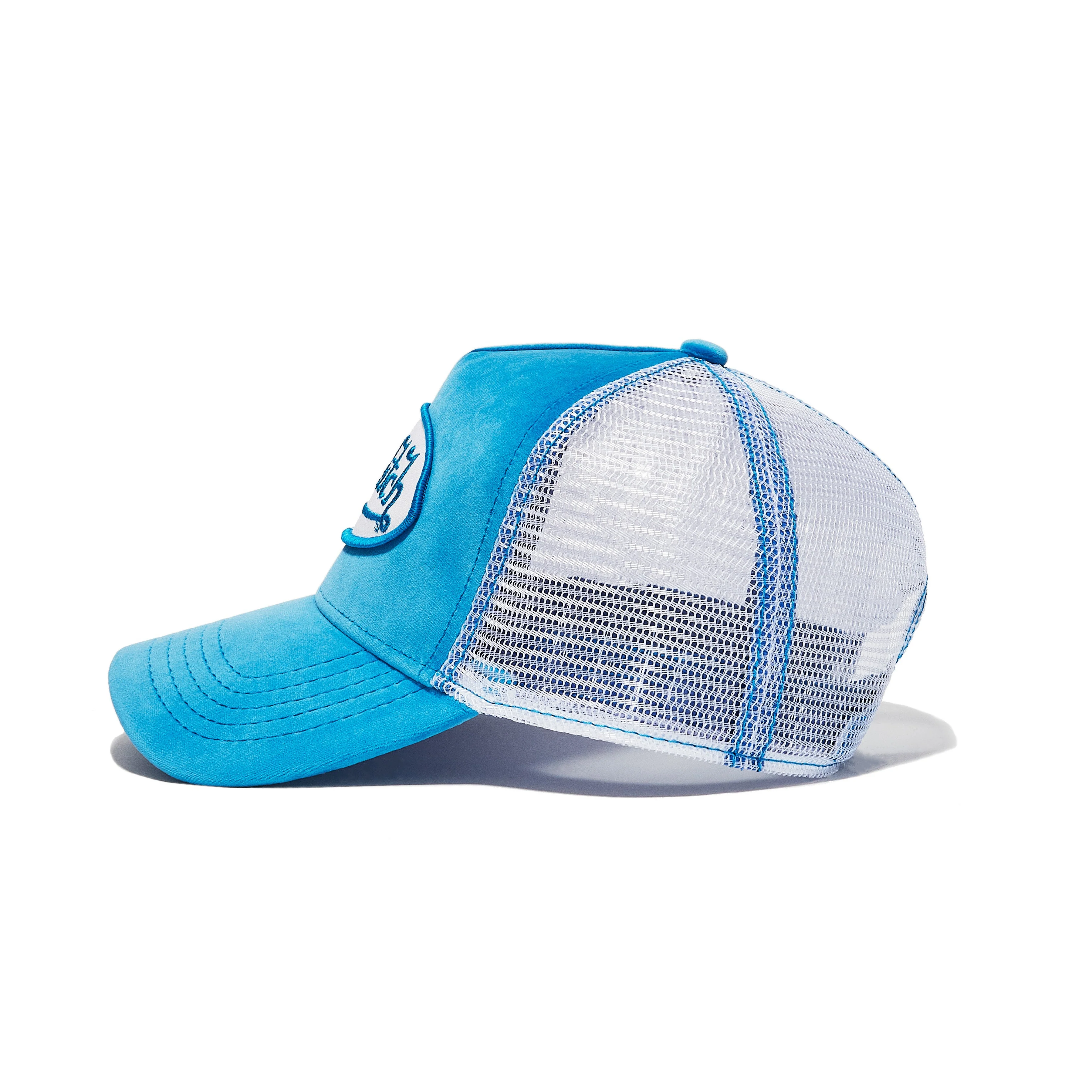 961-blue-crush-velvet-trucker-hat-2.webp Blue Crush Velvet Trucker Hat