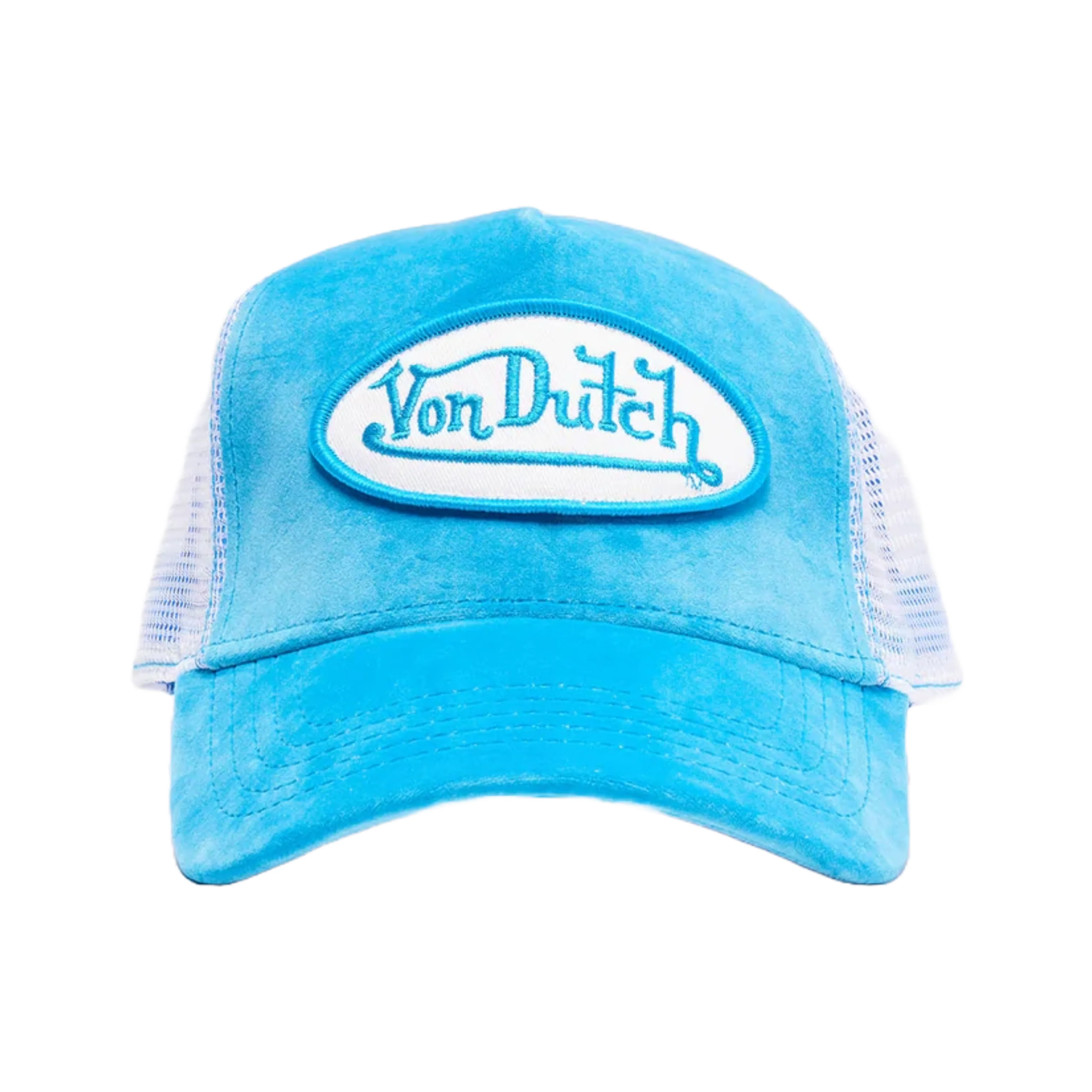 961-blue-crush-velvet-trucker-hat-4.webp Blue Crush Velvet Trucker Hat