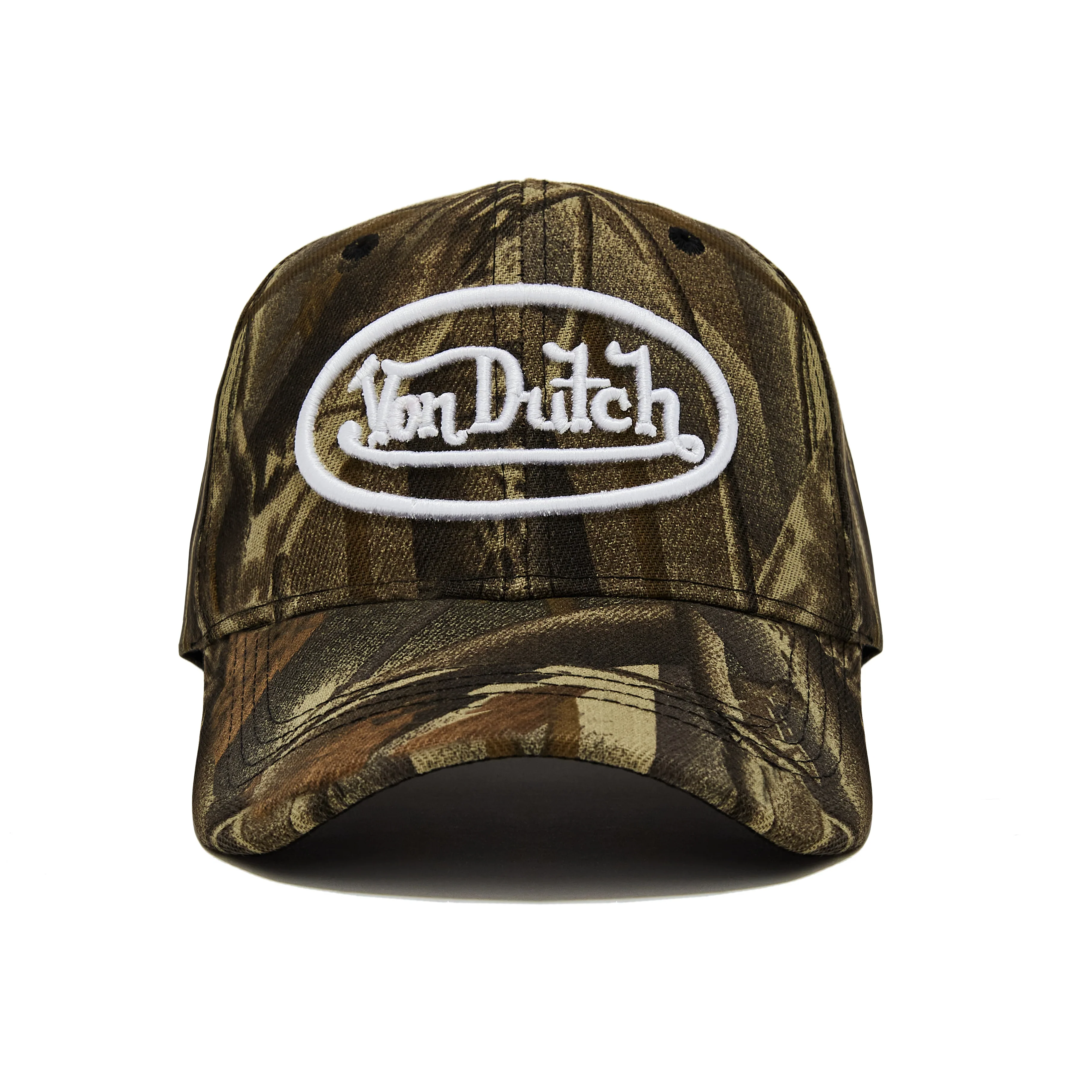 White Tree Camo Strapback Trucker Hat