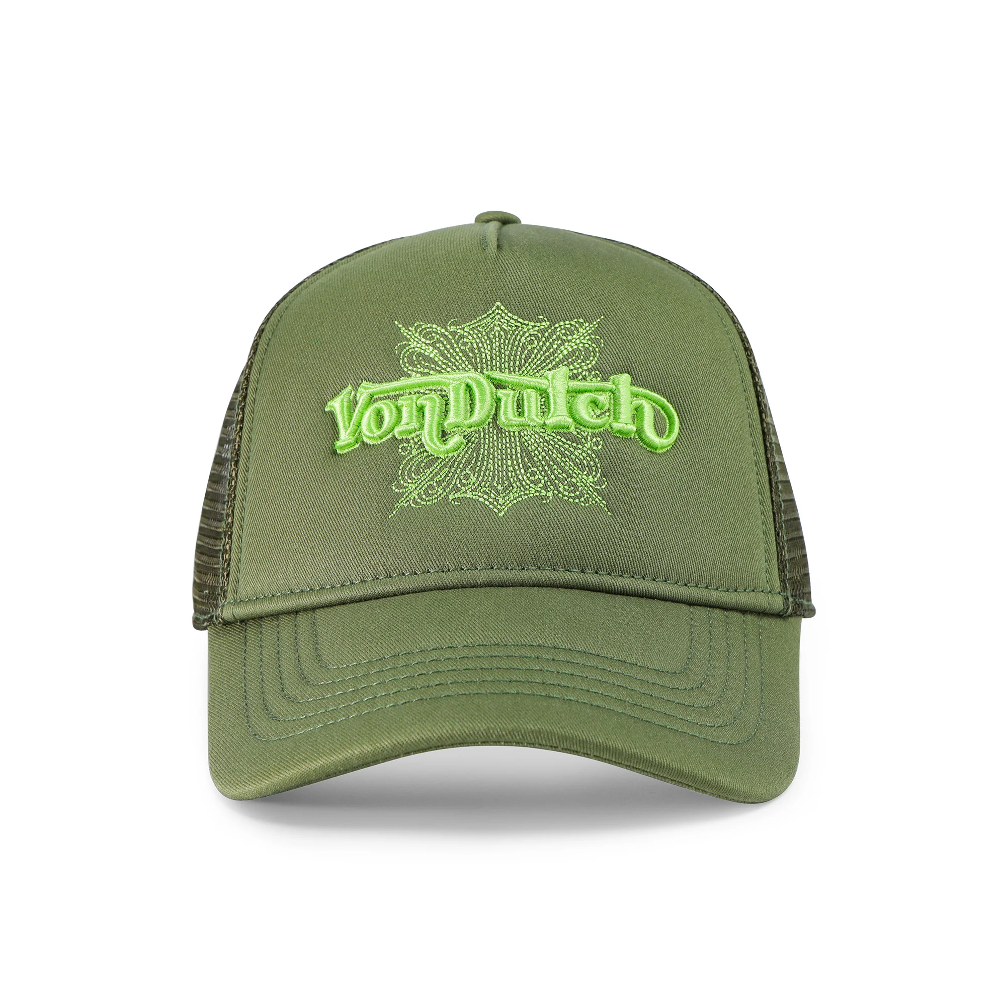 964-foam-chopper-trucker-hat-olive-green-1.webp Foam Chopper Trucker Hat - Olive Green