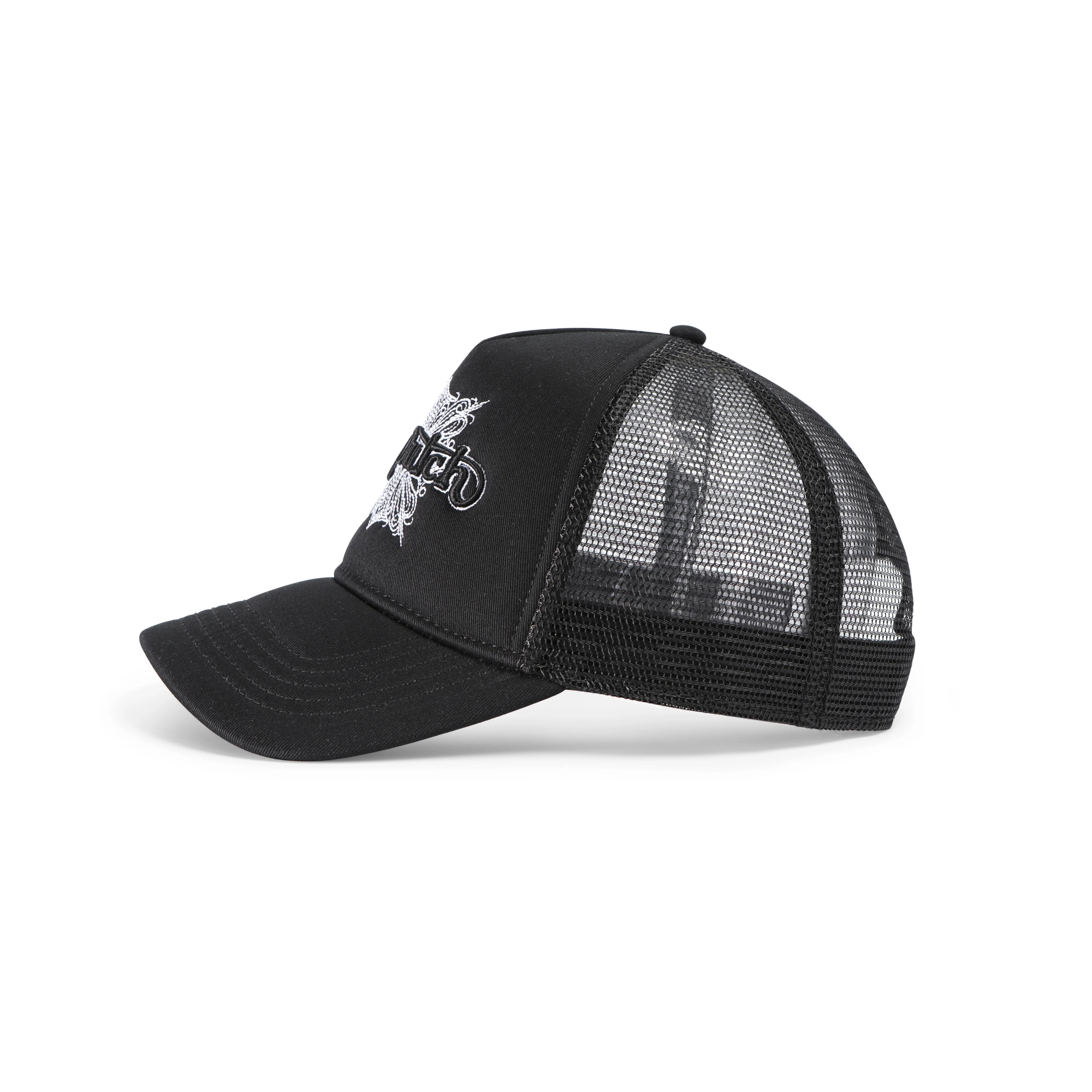 Foam Chopper Trucker Hat - Black & White