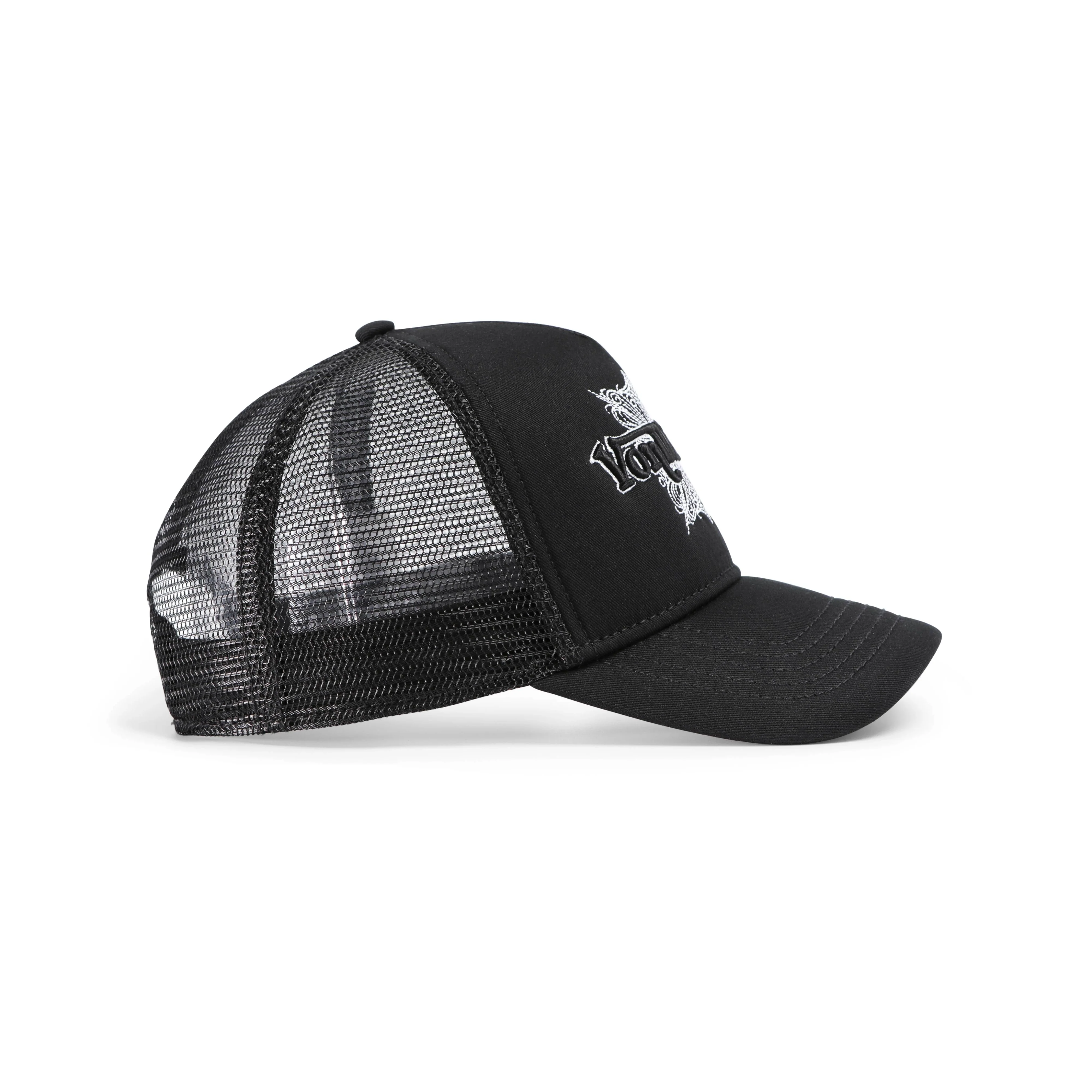 Foam Chopper Trucker Hat - Black & White