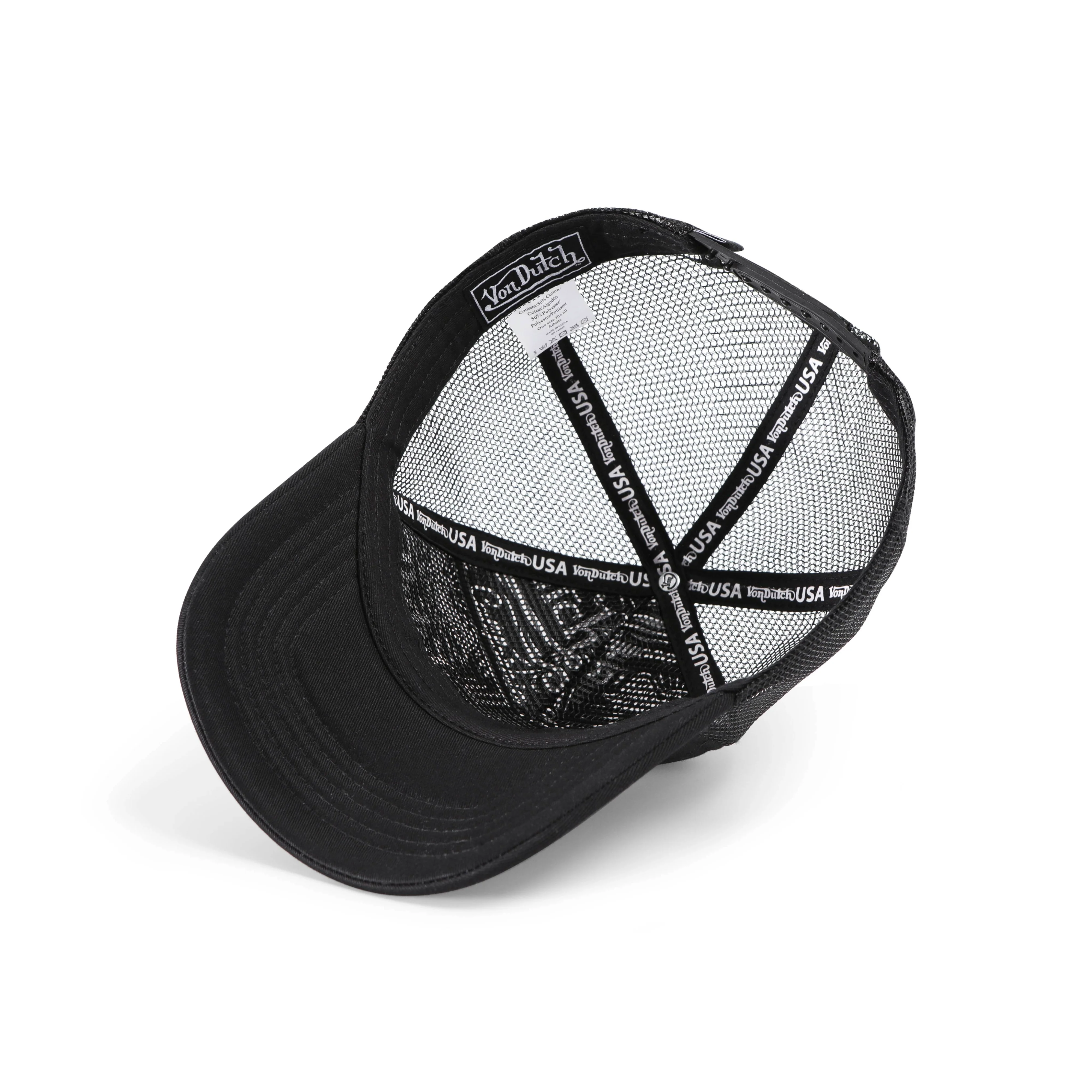 Foam Chopper Trucker Hat - Black & White
