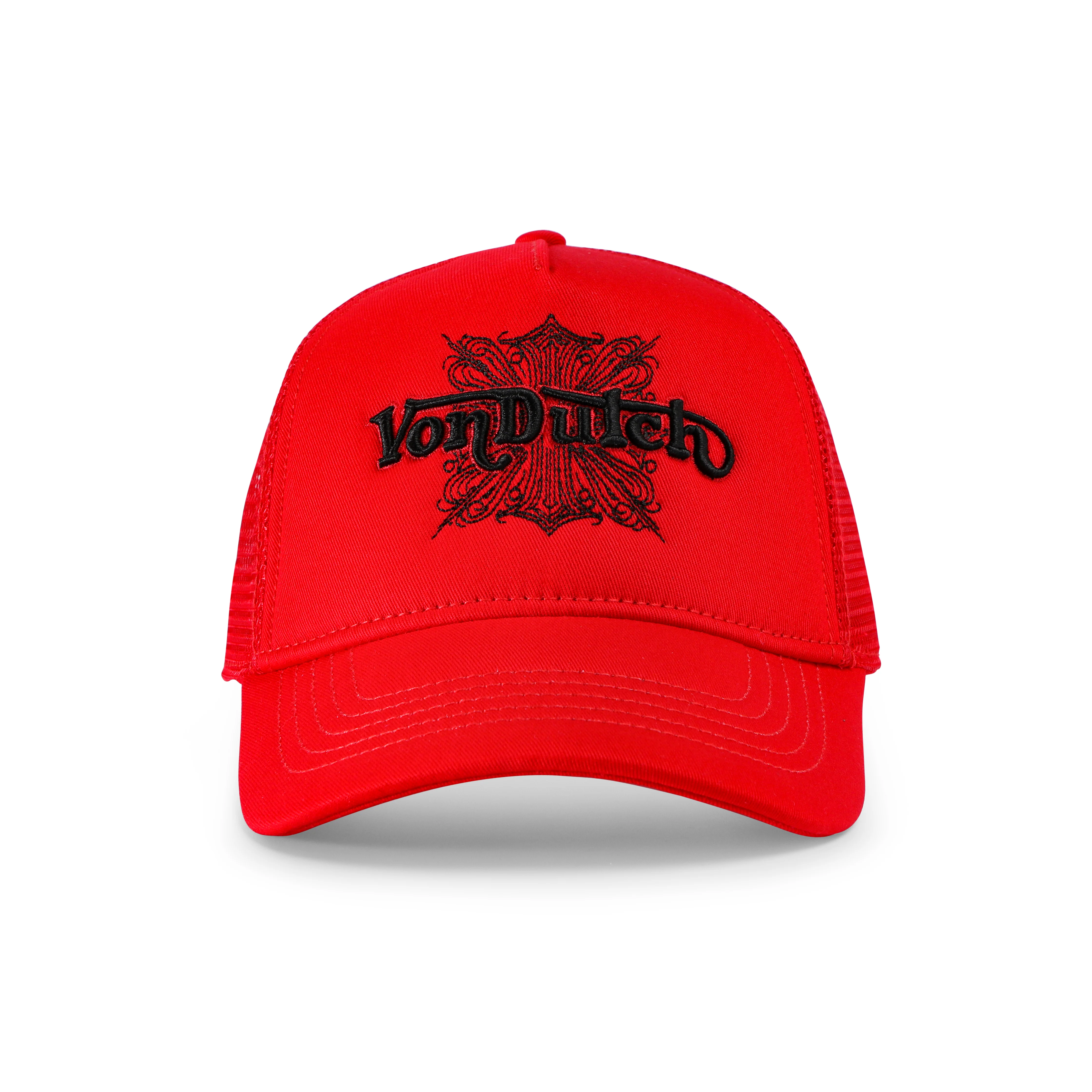 973-foam-chopper-trucker-hat-red-black-1.webp Foam Chopper Trucker Hat - Red & Black