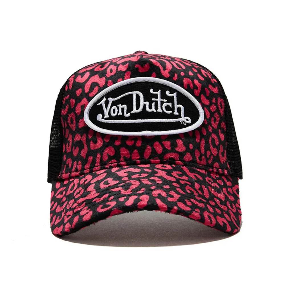 984-hot-pink-cheetah-velvet-trucker-hat-4.webp Hot Pink Cheetah Velvet Trucker Hat