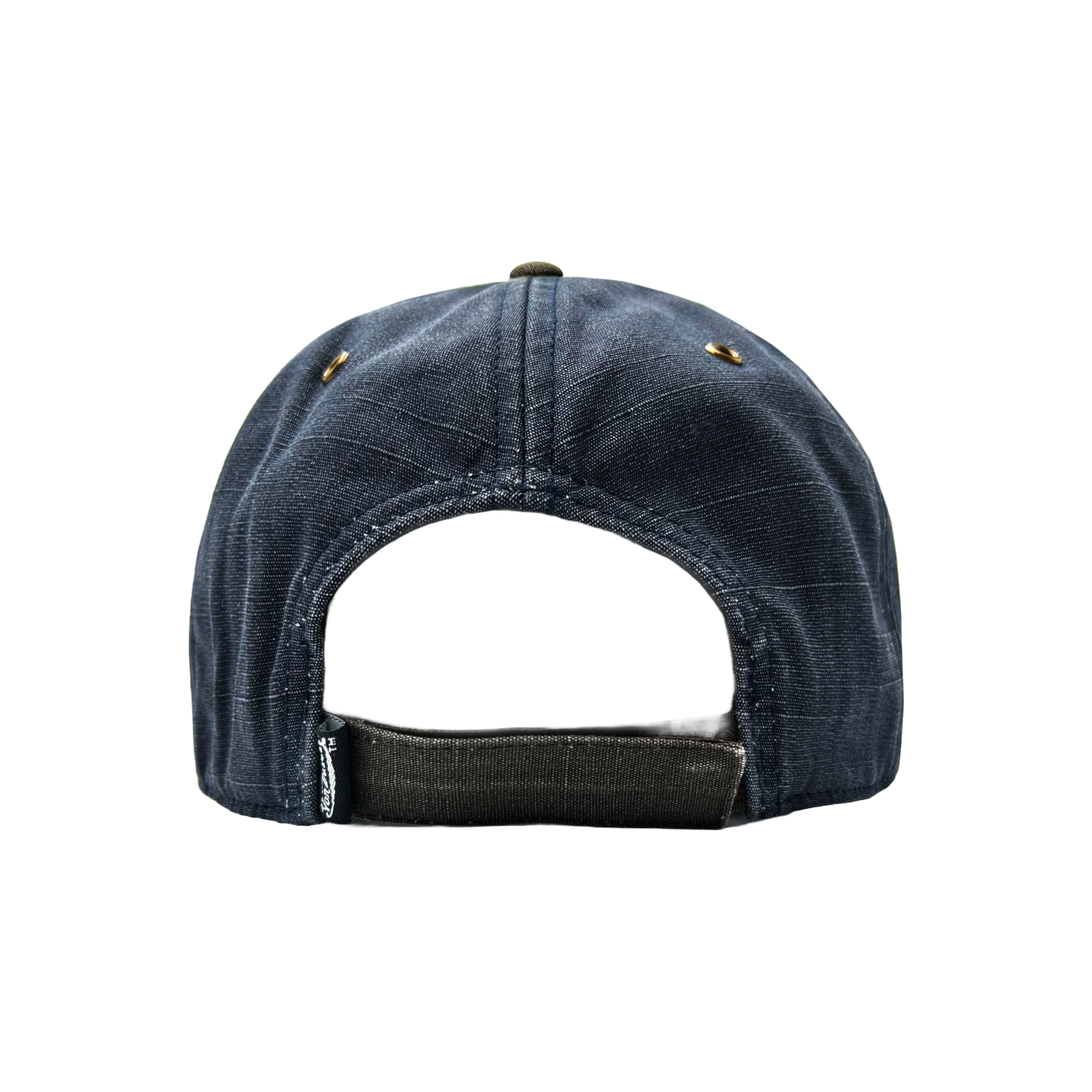 987-jackmwb-grey-navy-distressed-strapback-hat-5.webp JACKMWB Grey & Navy Distressed Strapback Hat