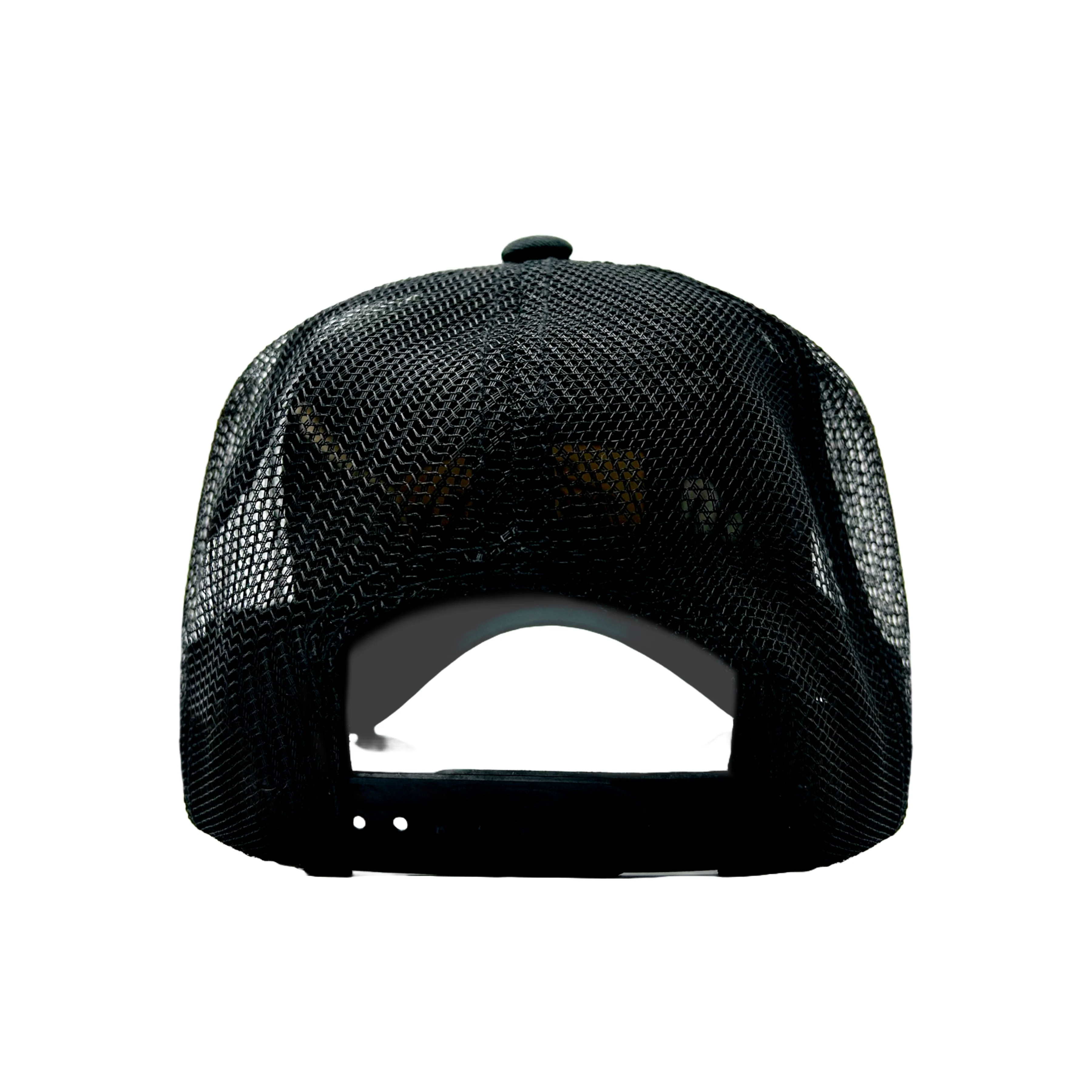 Black & Orange Kustom Classics Logo Trucker Hat