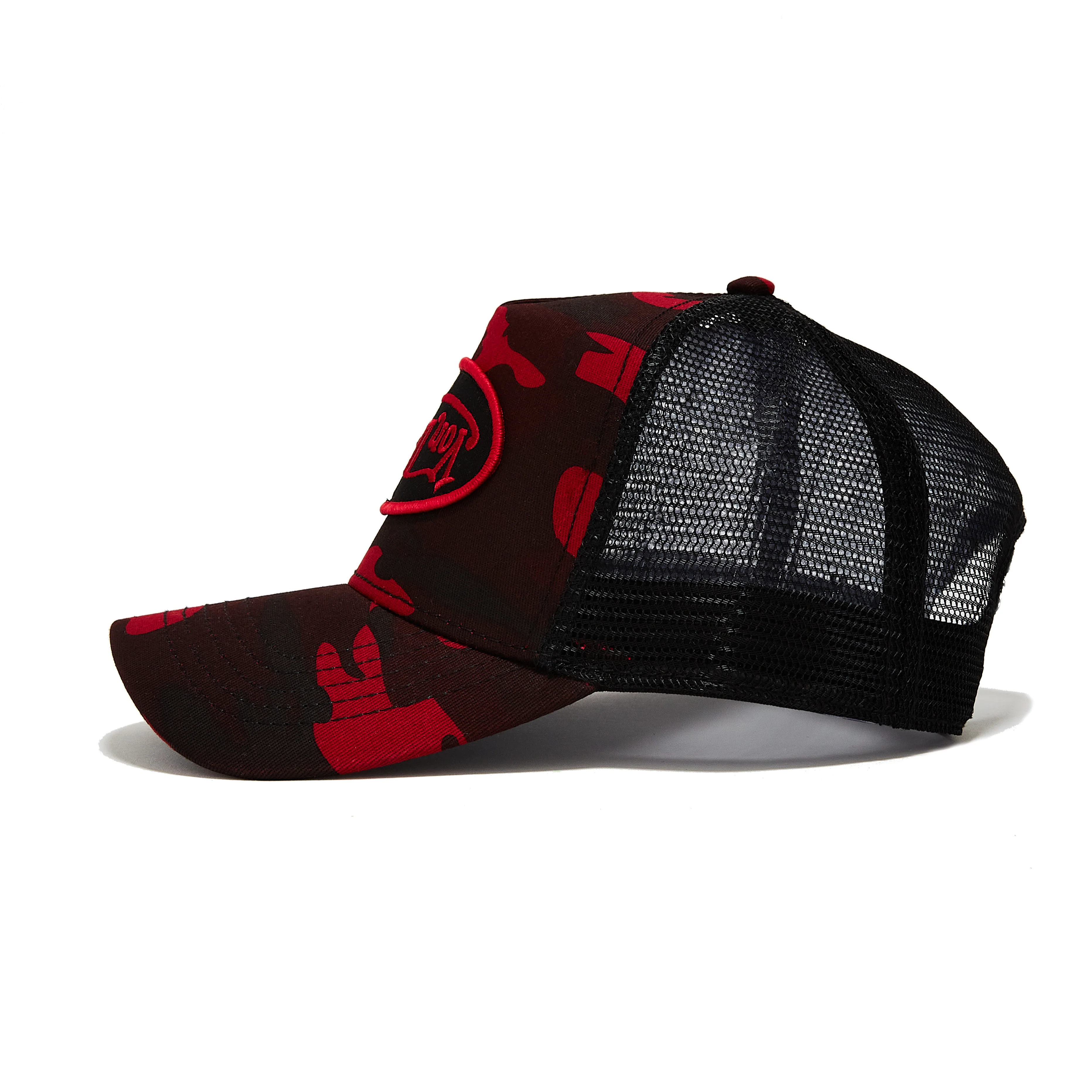 99-red-rambo-camo-trucker-hat-2.webp Red Rambo Camo Trucker Hat
